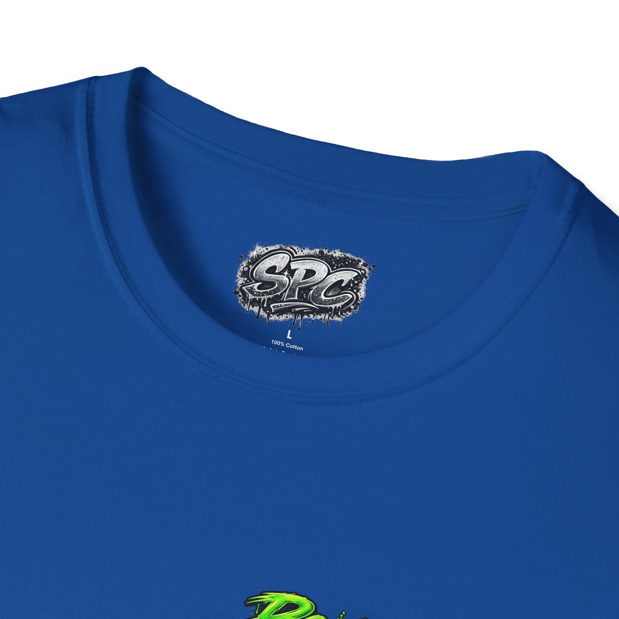 Possessed Monkey Graphic T-Shirt — Retro Green Horror Logo Tee