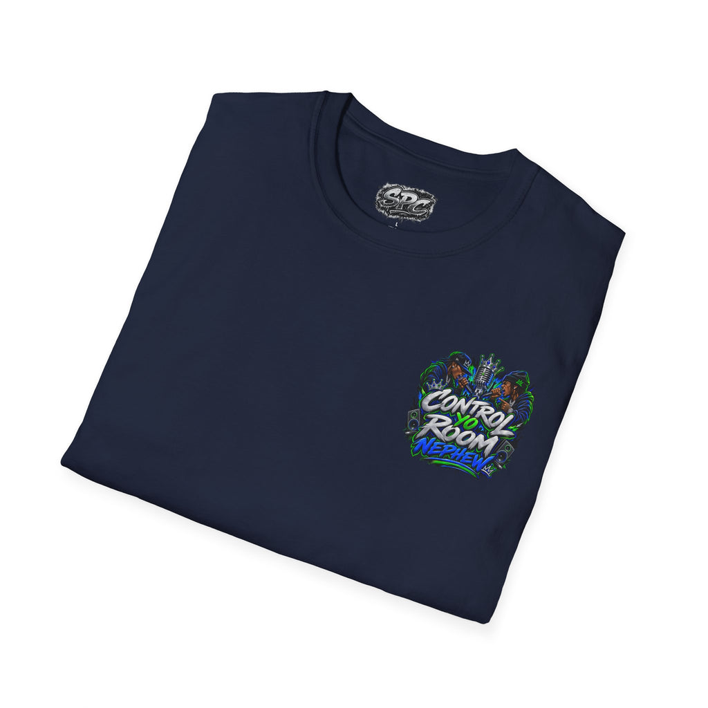 Control Room Vibes T-Shirt — Retro Neon Graphic Tee