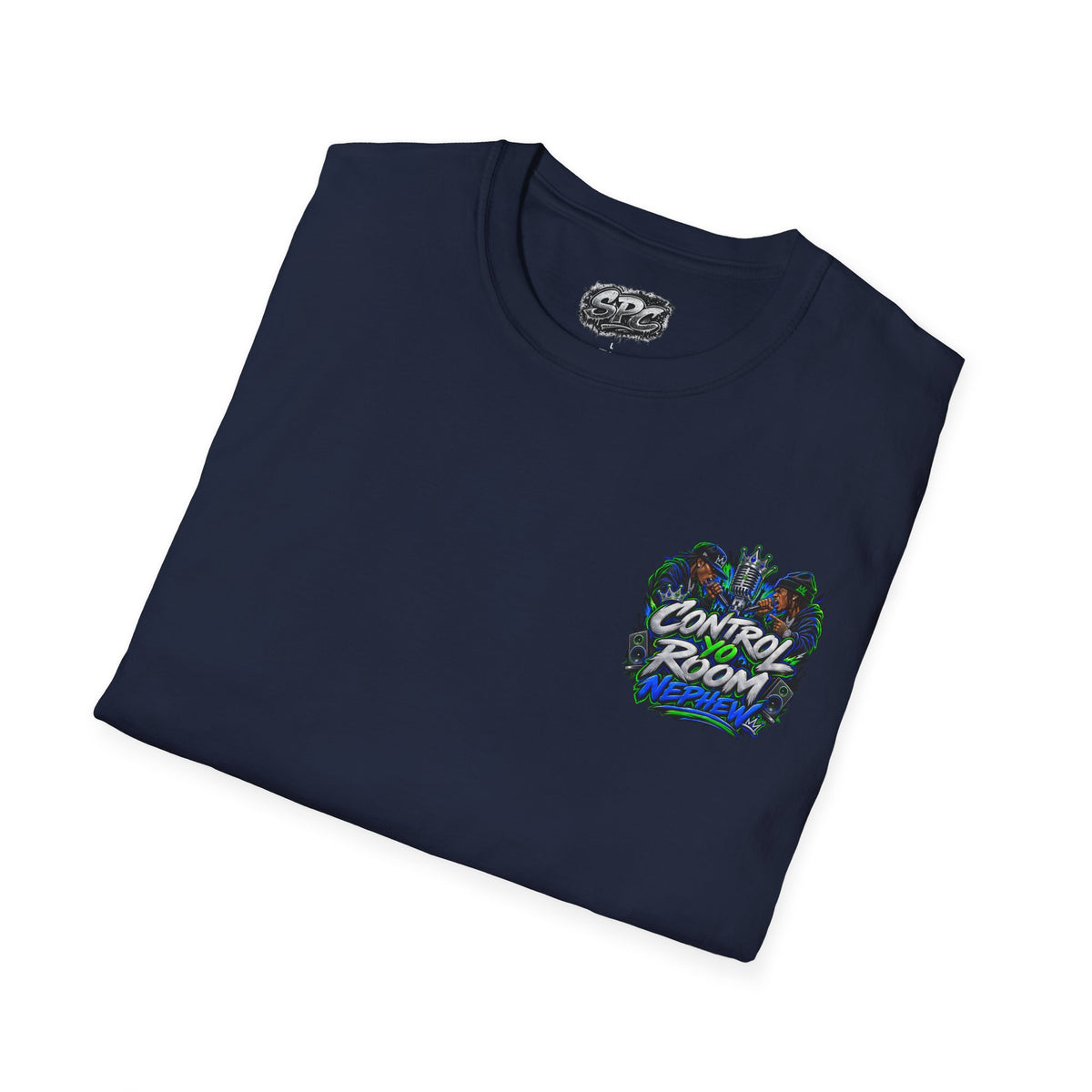 Control Room Vibes T-Shirt — Retro Neon Graphic Tee