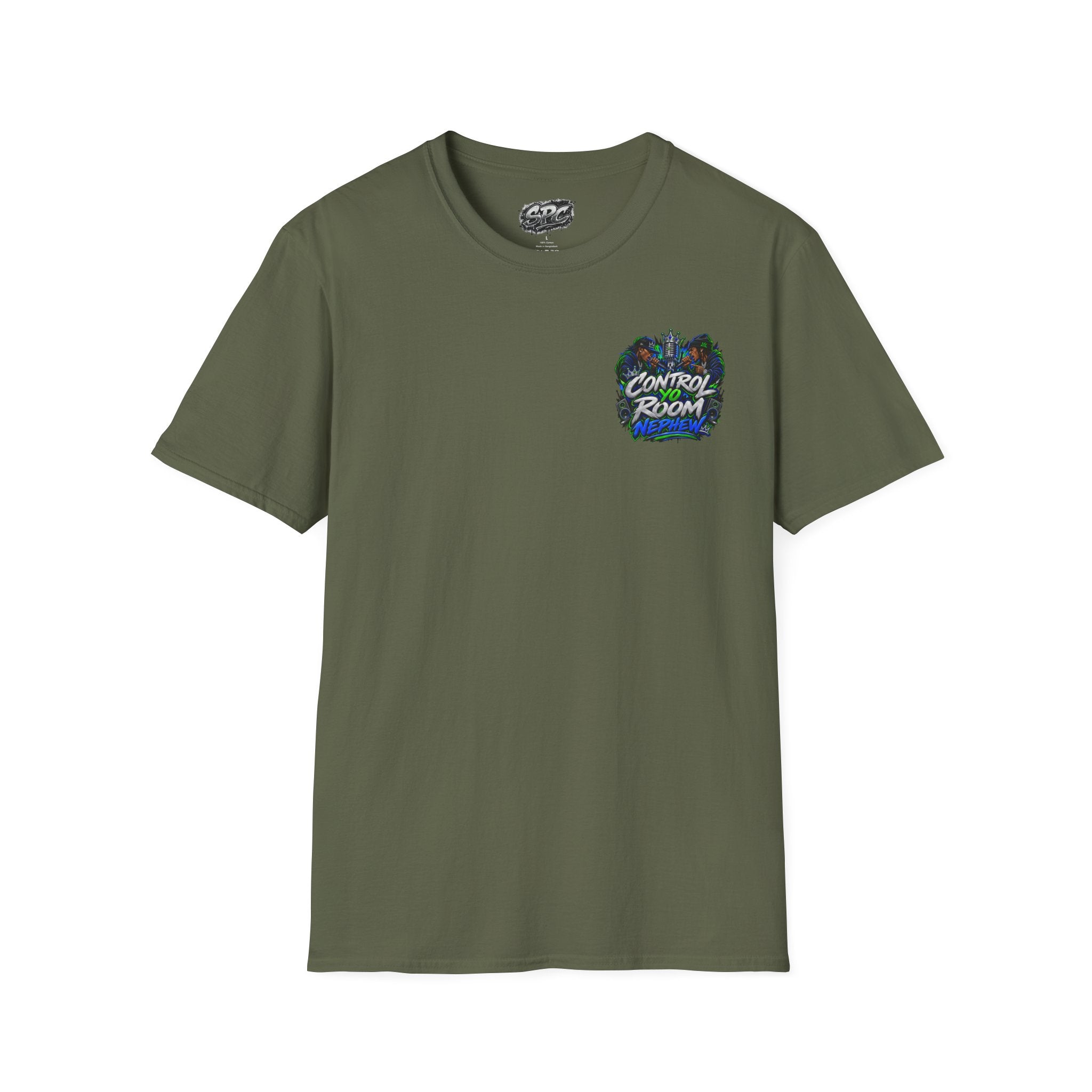 Control Room Vibes T-Shirt — Retro Neon Graphic Tee