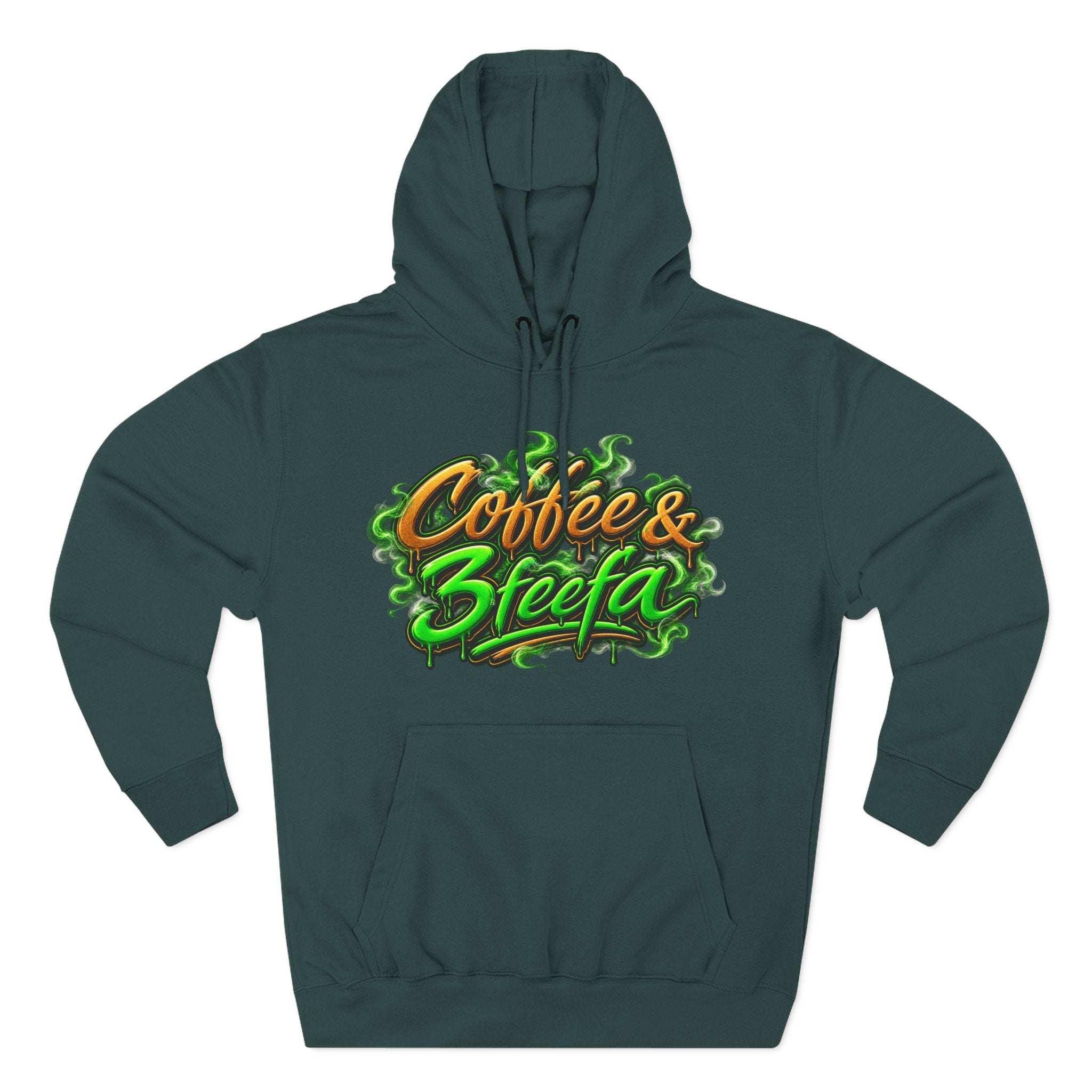 Coffee & Steefa Hoodie — Cannabis Coffee Graphic Pullover
