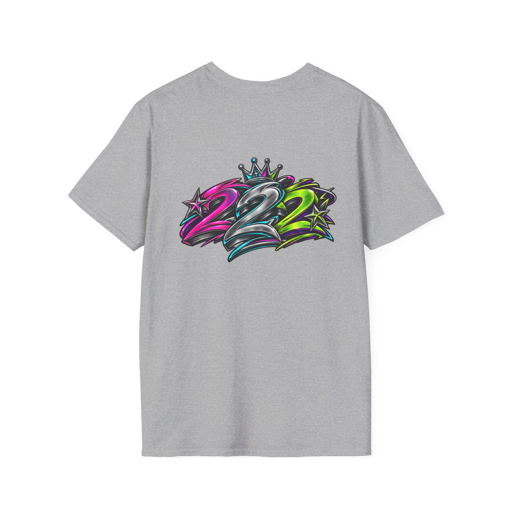 2022 Graffiti Crown T-Shirt — Street Style Retro Logo Tee
