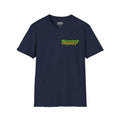 Possessed Monkey Graphic T-Shirt — Retro Green Horror Logo Tee