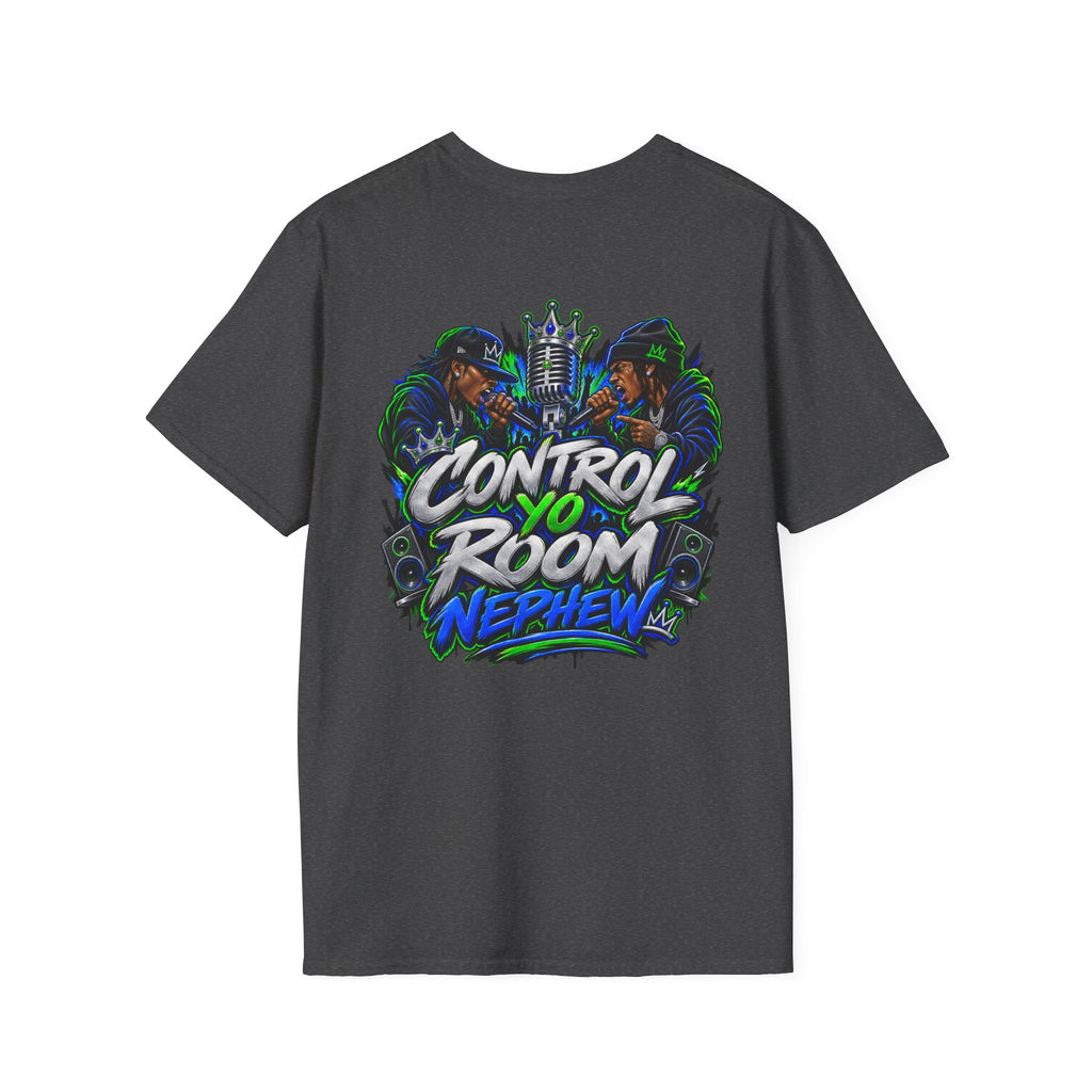 Control Room Vibes T-Shirt — Retro Neon Graphic Tee