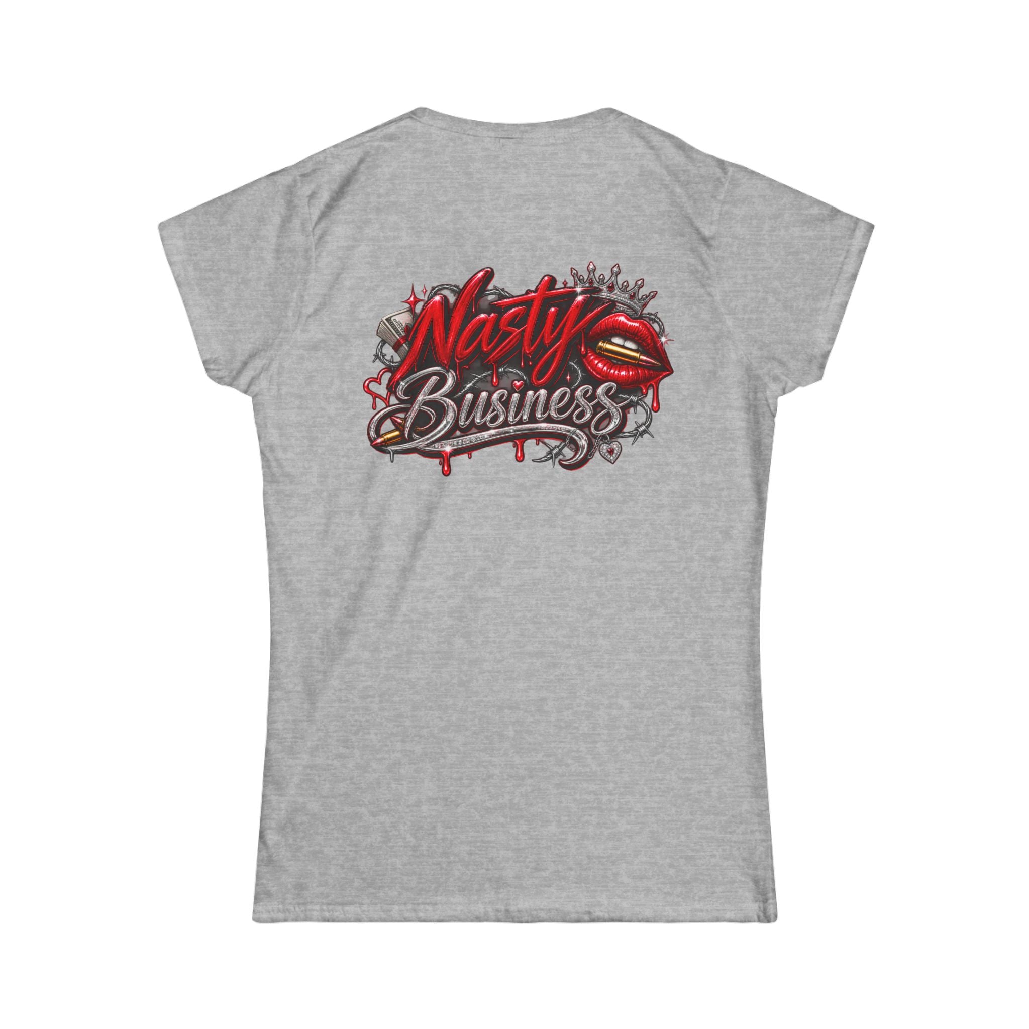 Women's White Tee — Classic Softstyle Short Sleeve T-Shirt