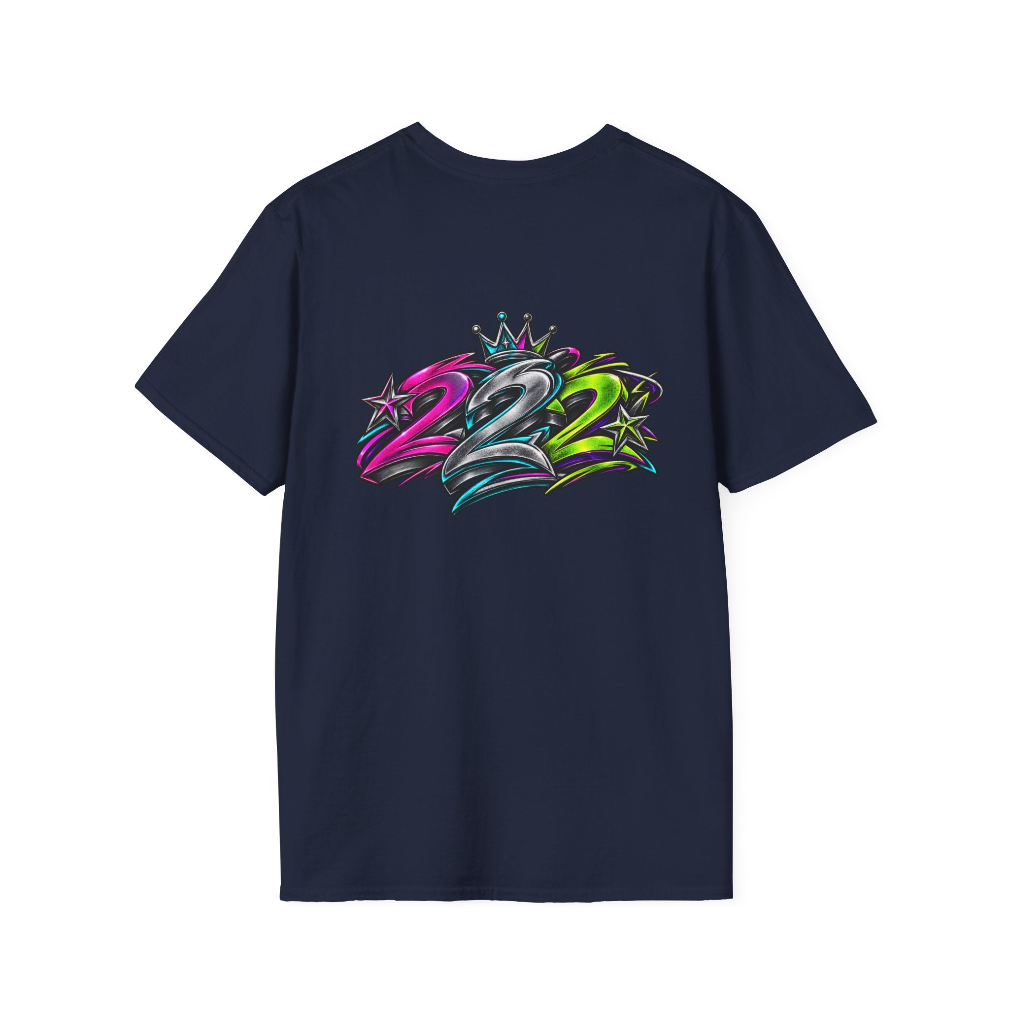 2022 Graffiti Crown T-Shirt — Street Style Retro Logo Tee