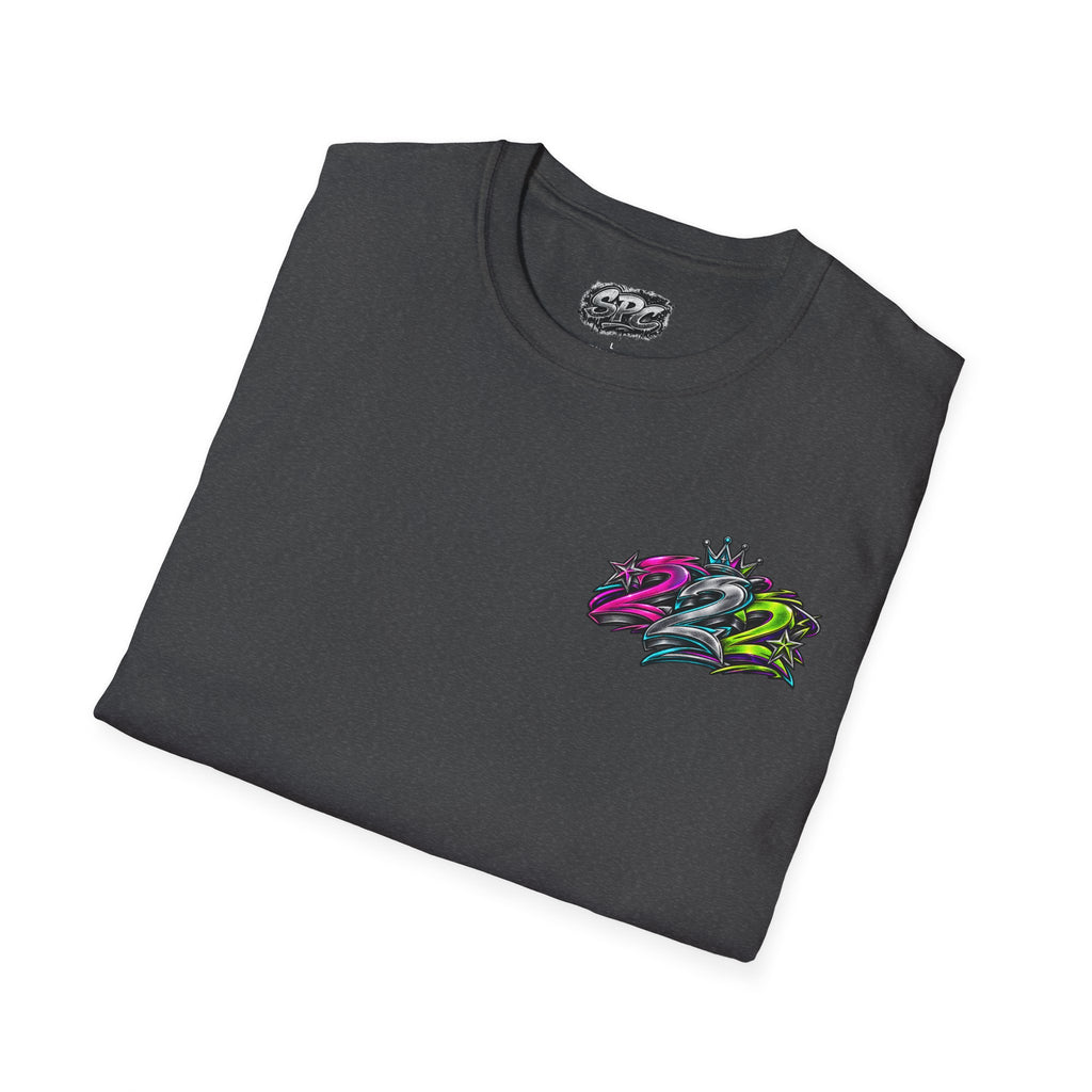 2022 Graffiti Crown T-Shirt — Street Style Retro Logo Tee