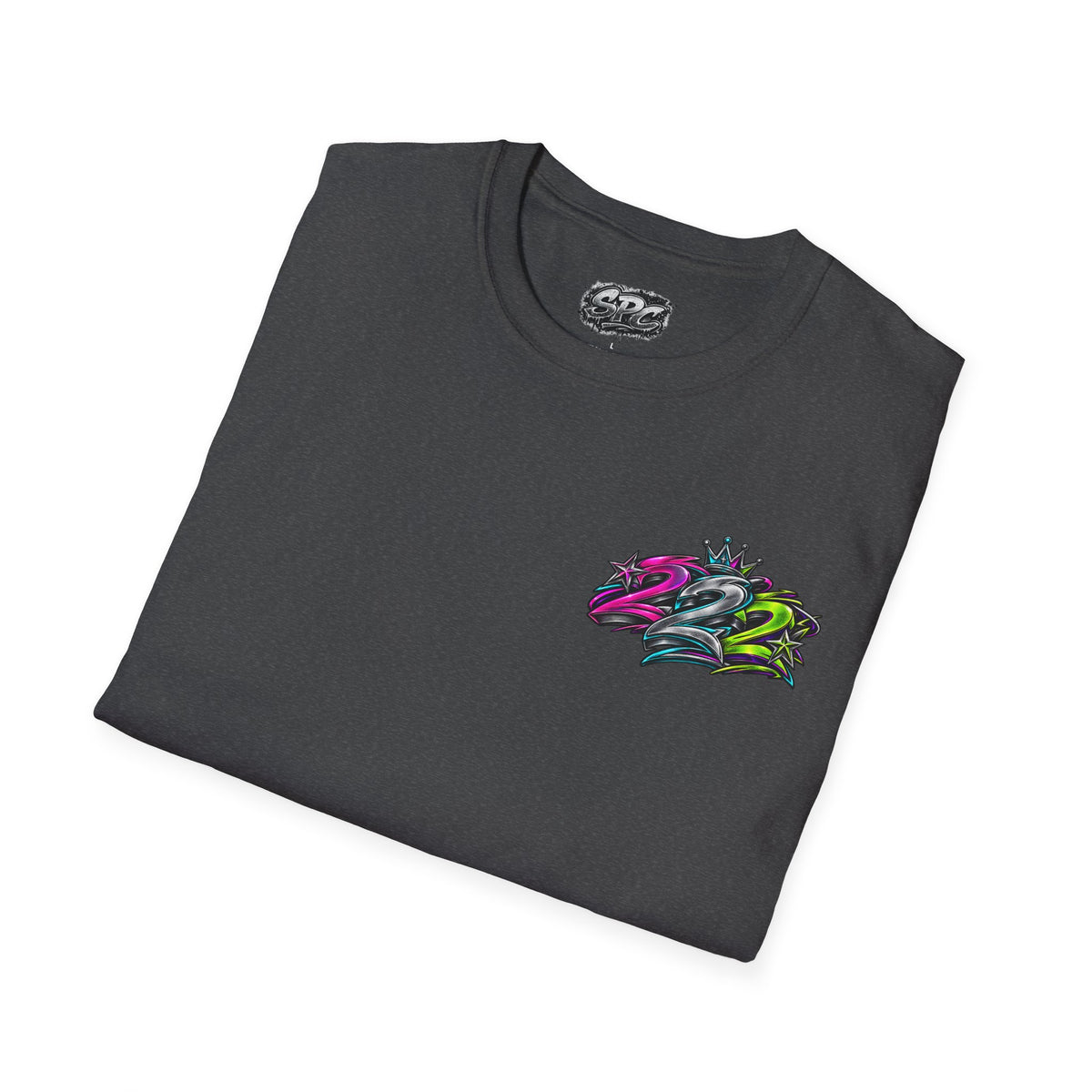 2022 Graffiti Crown T-Shirt — Street Style Retro Logo Tee