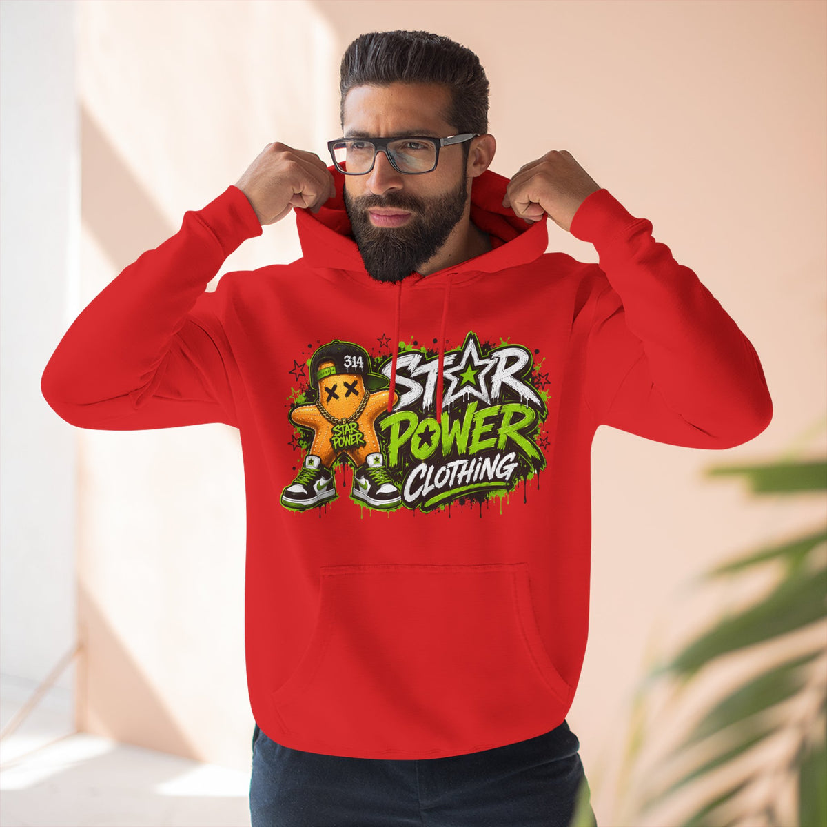Star Power Clothing Graffiti Hoodie