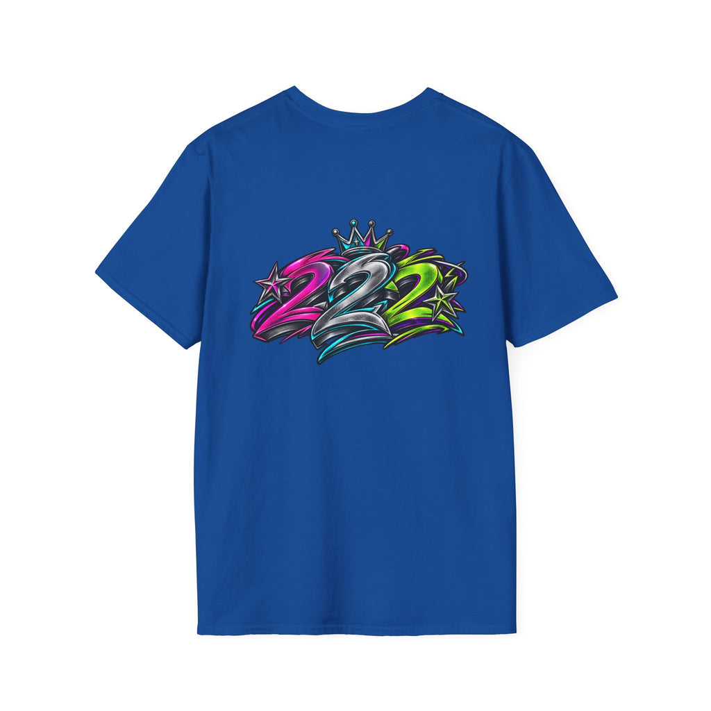2022 Graffiti Crown T-Shirt — Street Style Retro Logo Tee