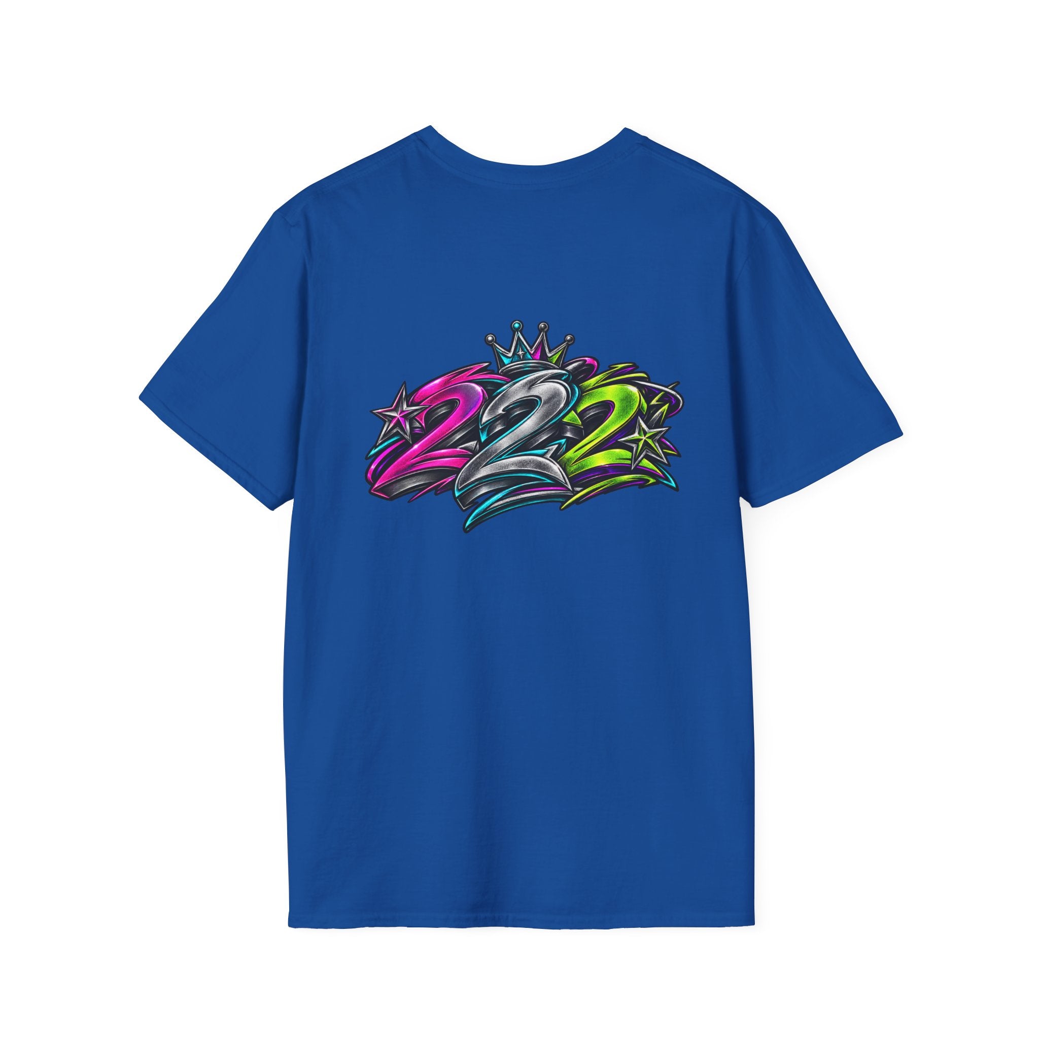 2022 Graffiti Crown T-Shirt — Street Style Retro Logo Tee