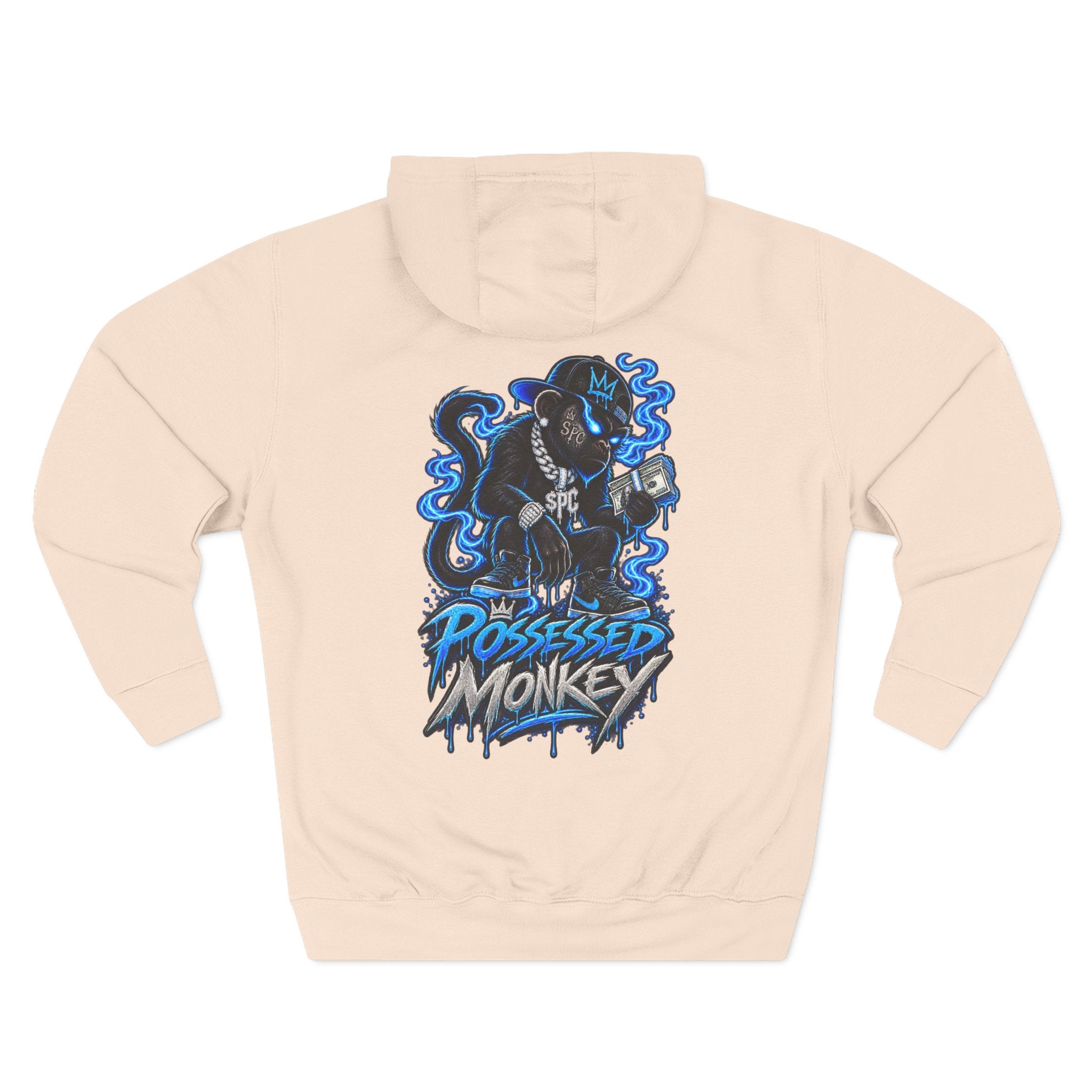 Possessed Monkey Graphic Hoodie