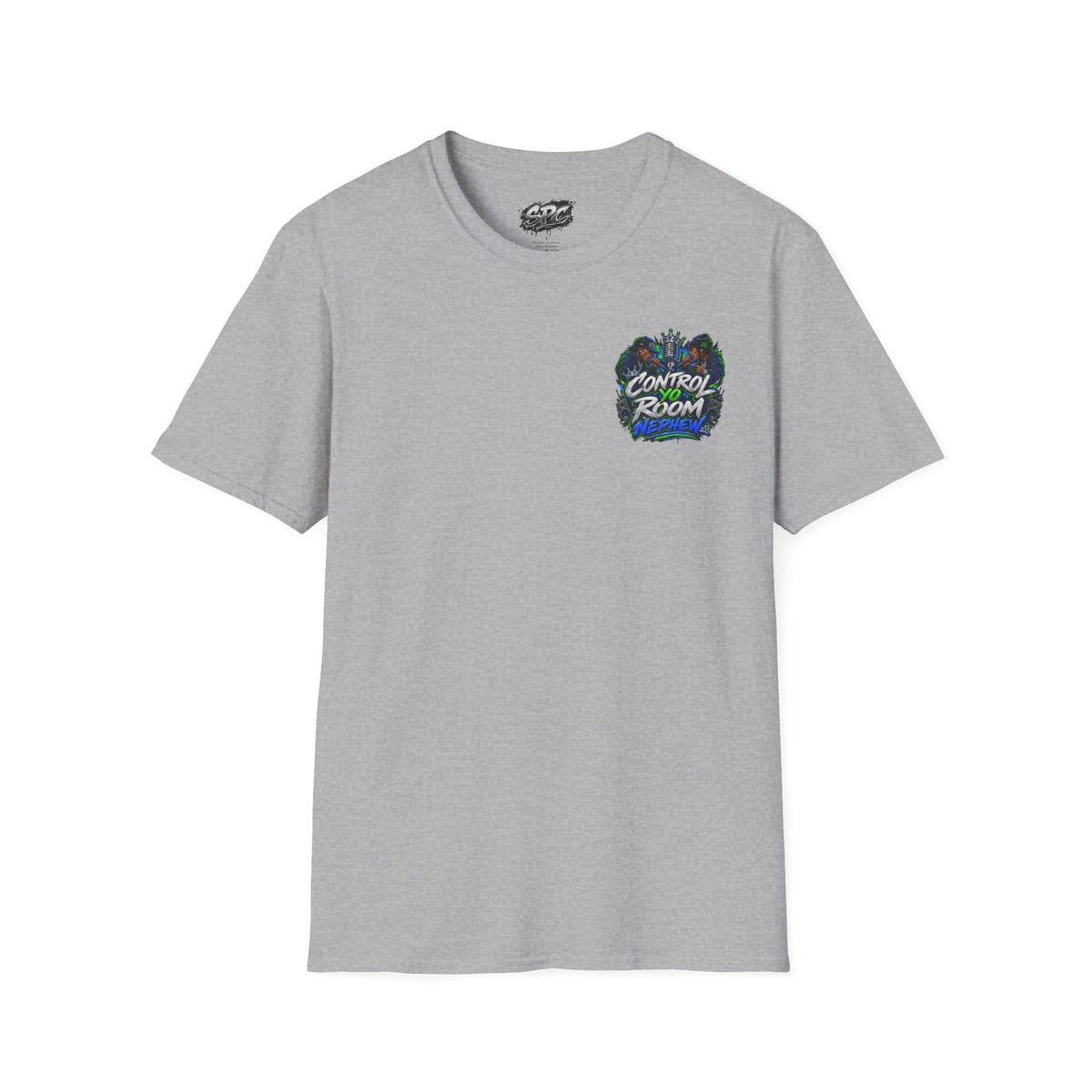 Control Room Vibes T-Shirt — Retro Neon Graphic Tee