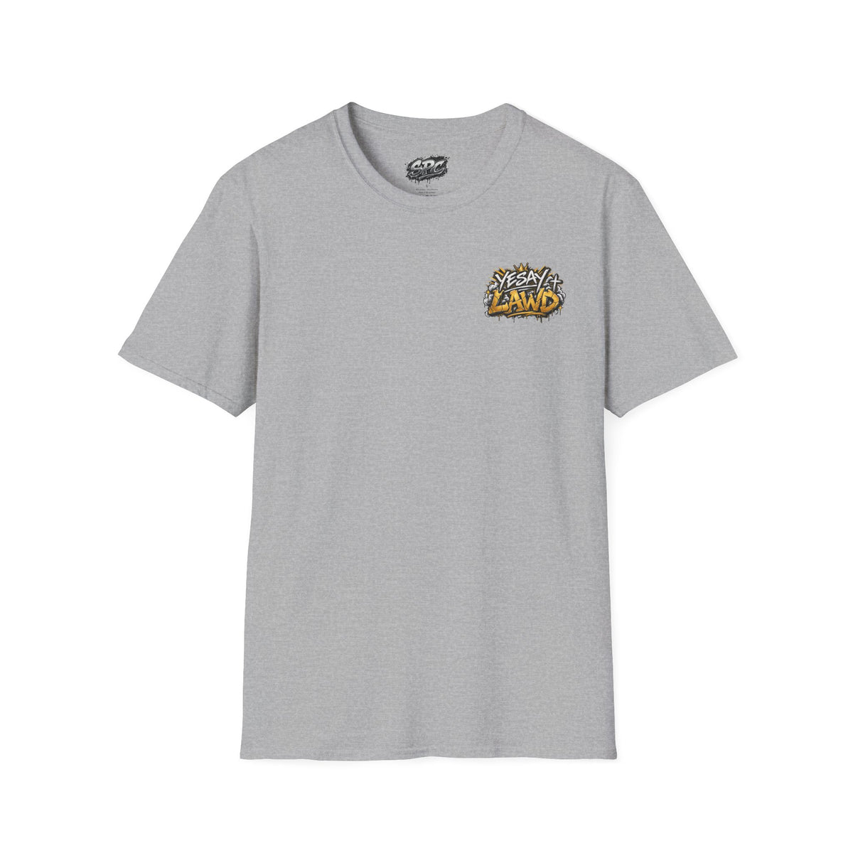 Skateboard Graffiti Chest Logo T-Shirt