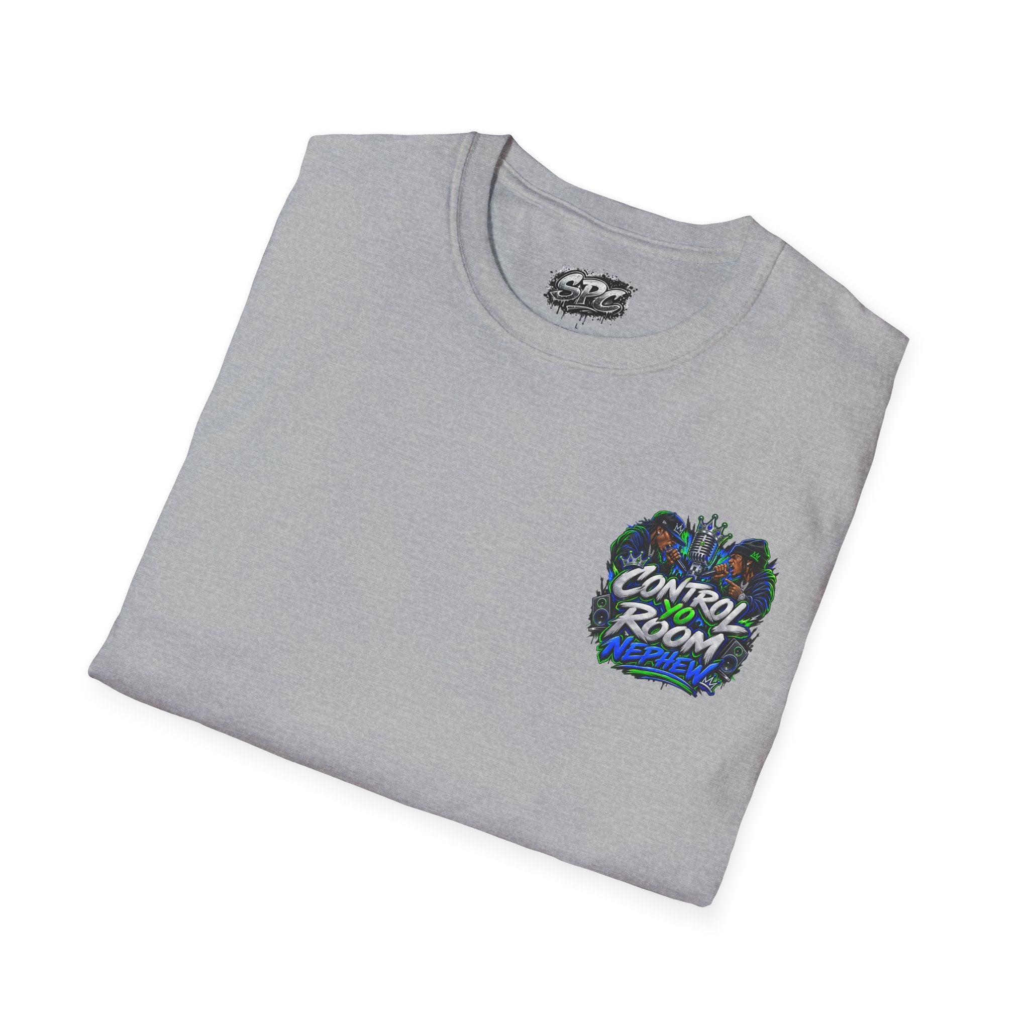 Control Room Vibes T-Shirt — Retro Neon Graphic Tee