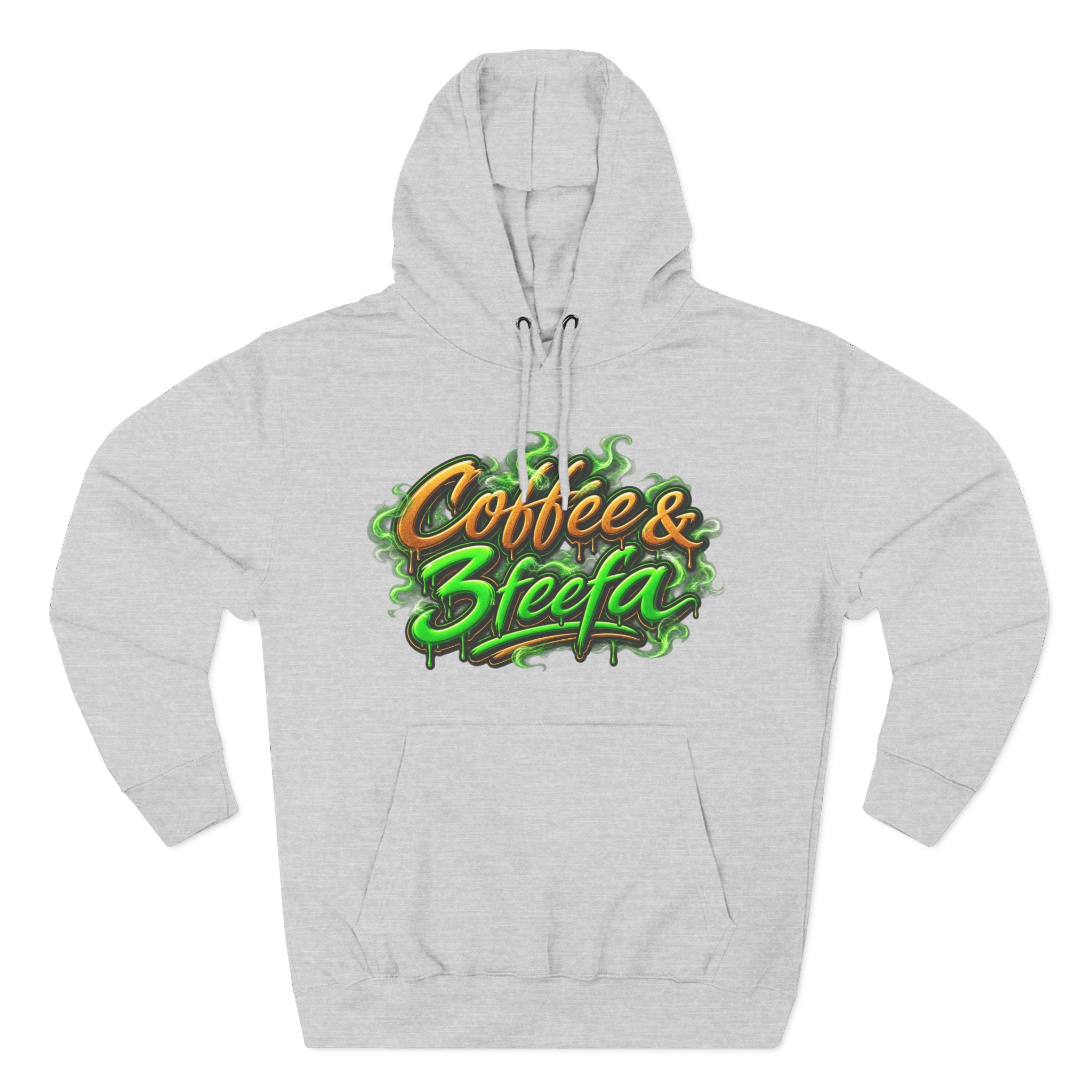 Coffee & Steefa Hoodie — Cannabis Coffee Graphic Pullover