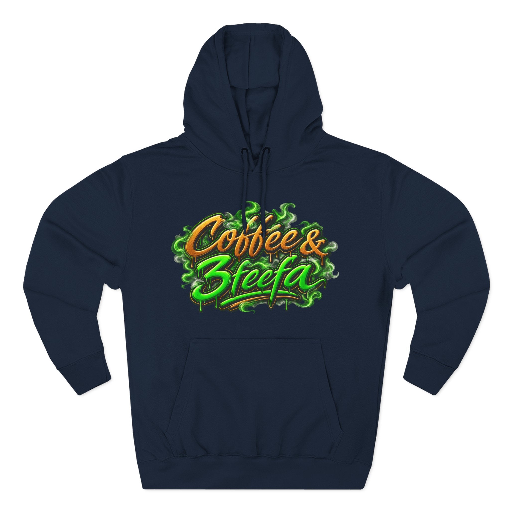 Coffee & Steefa Hoodie — Cannabis Coffee Graphic Pullover