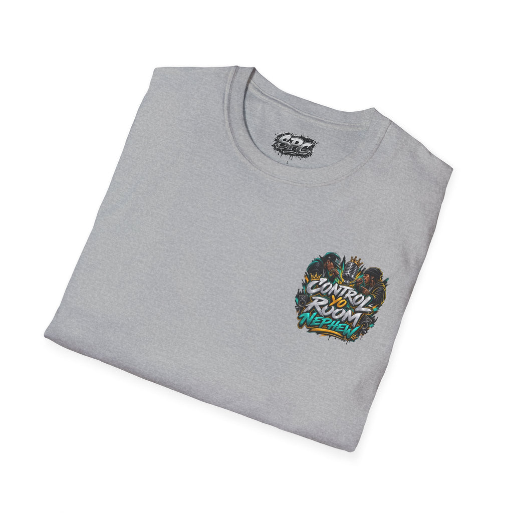 Control the Room Vibes T-Shirt — Graphic Pocket Logo Tee
