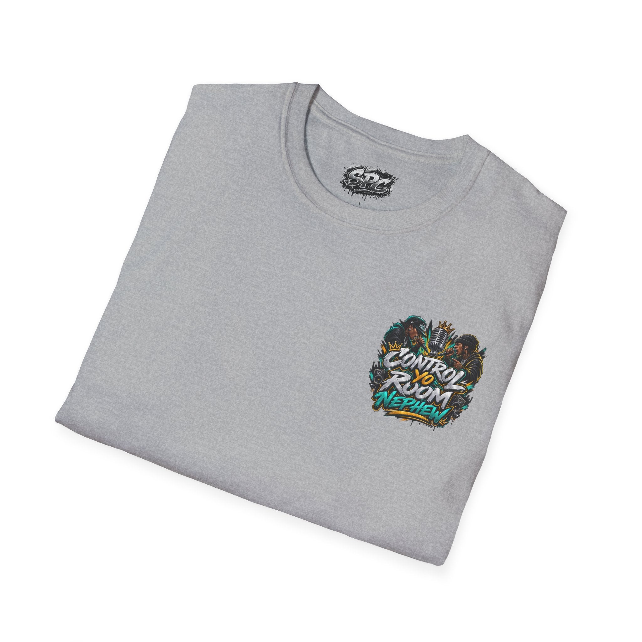 Control the Room Vibes T-Shirt — Graphic Pocket Logo Tee