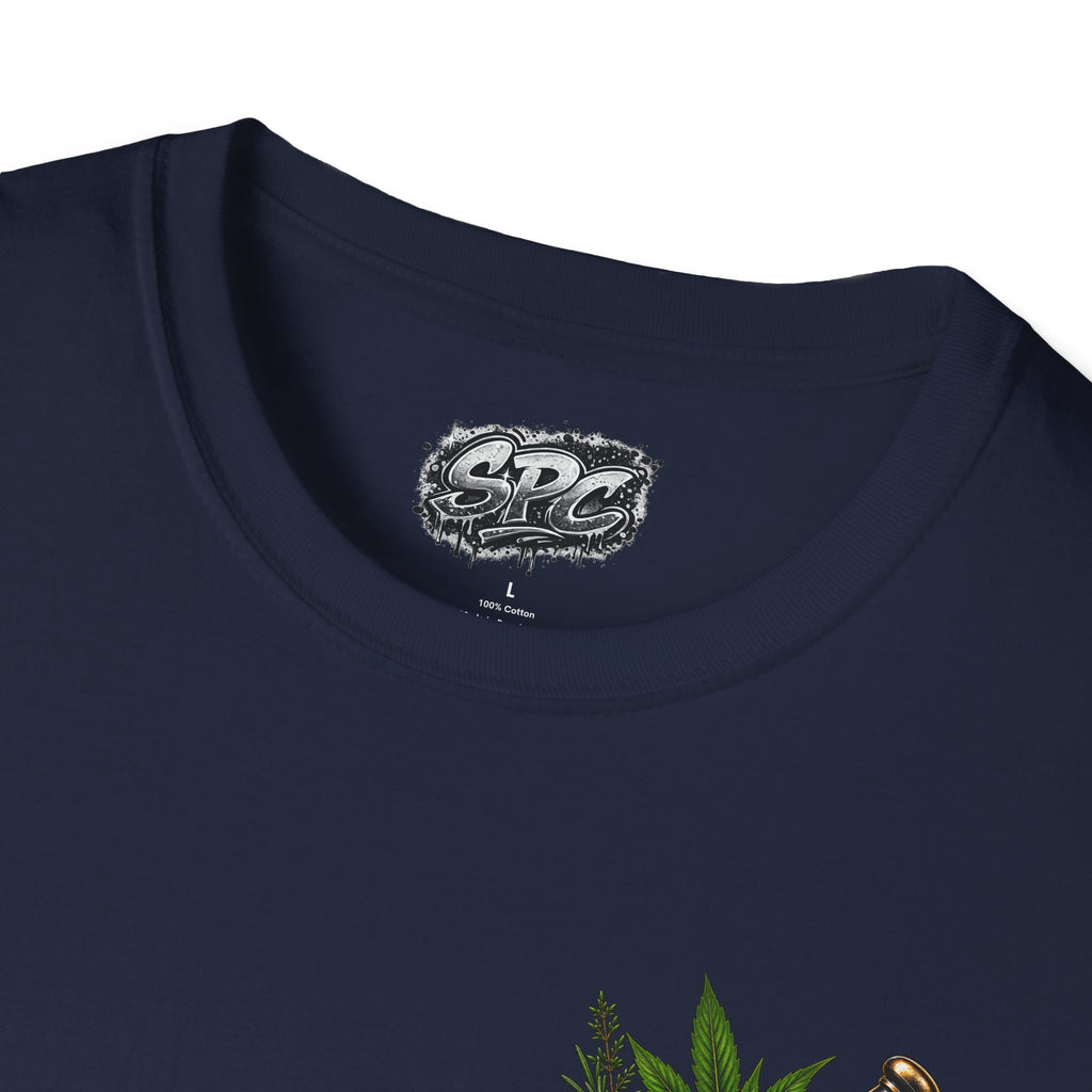 Herbal Apothecary T-Shirt — Mortar & Pestle Plant Pocket Graphic