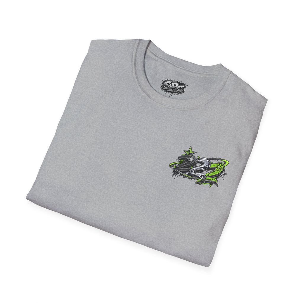 Racing Graphic T‑Shirt — Green Drift Emblem