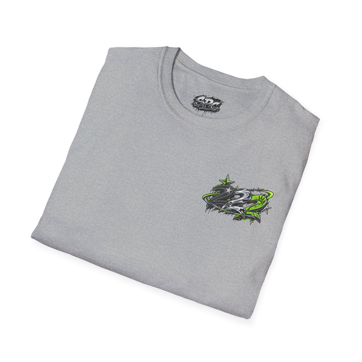 Racing Graphic T‑Shirt — Green Drift Emblem