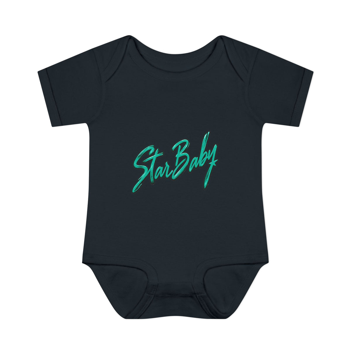 Star Baby Infant Bodysuit – Retro Script Newborn Onesie
