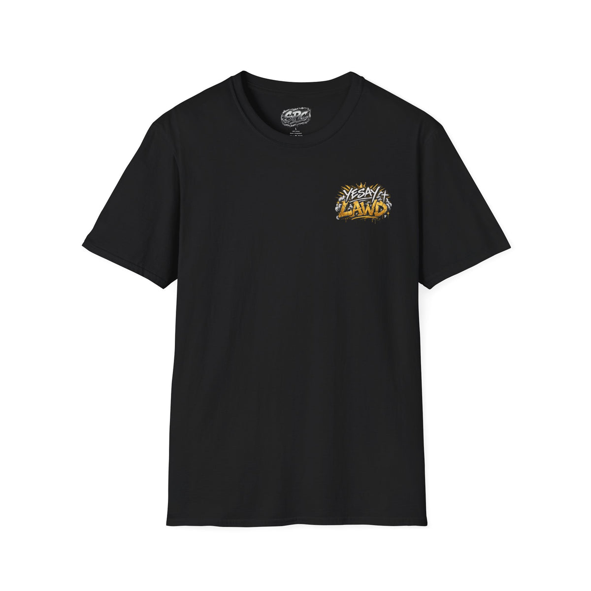 Skateboard Graffiti Chest Logo T-Shirt