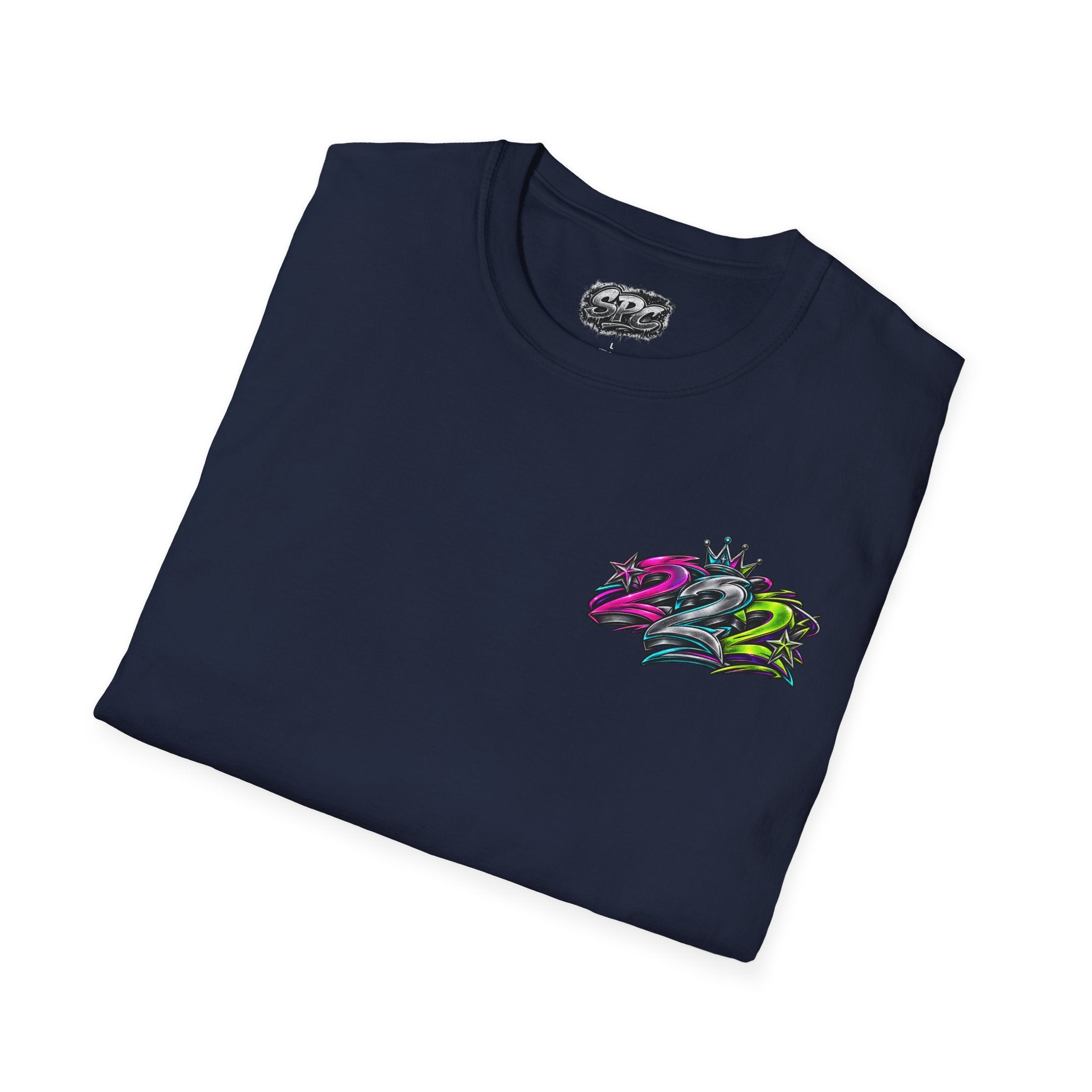 2022 Graffiti Crown T-Shirt — Street Style Retro Logo Tee