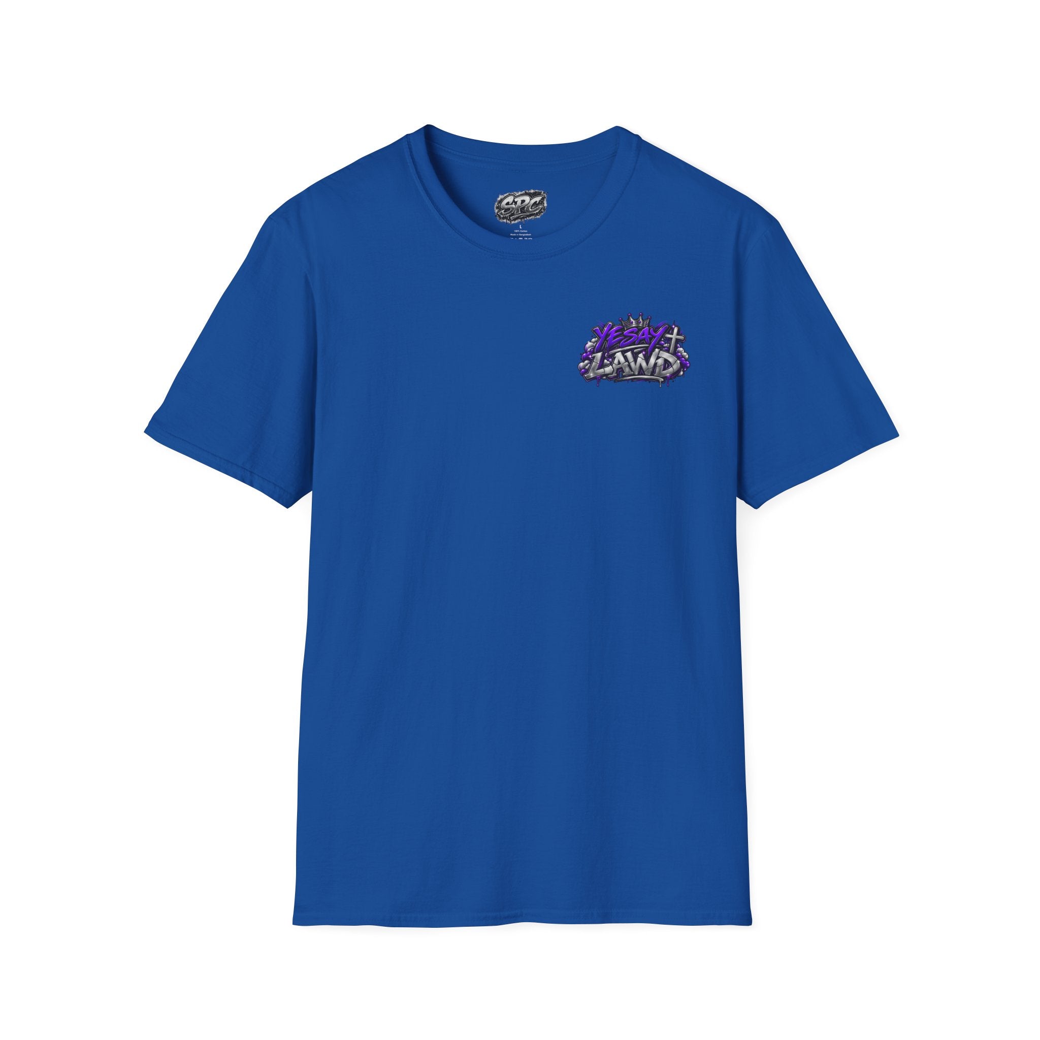 T-Shirt — Gnarled Purple 'LAW' Street Graffiti Logo