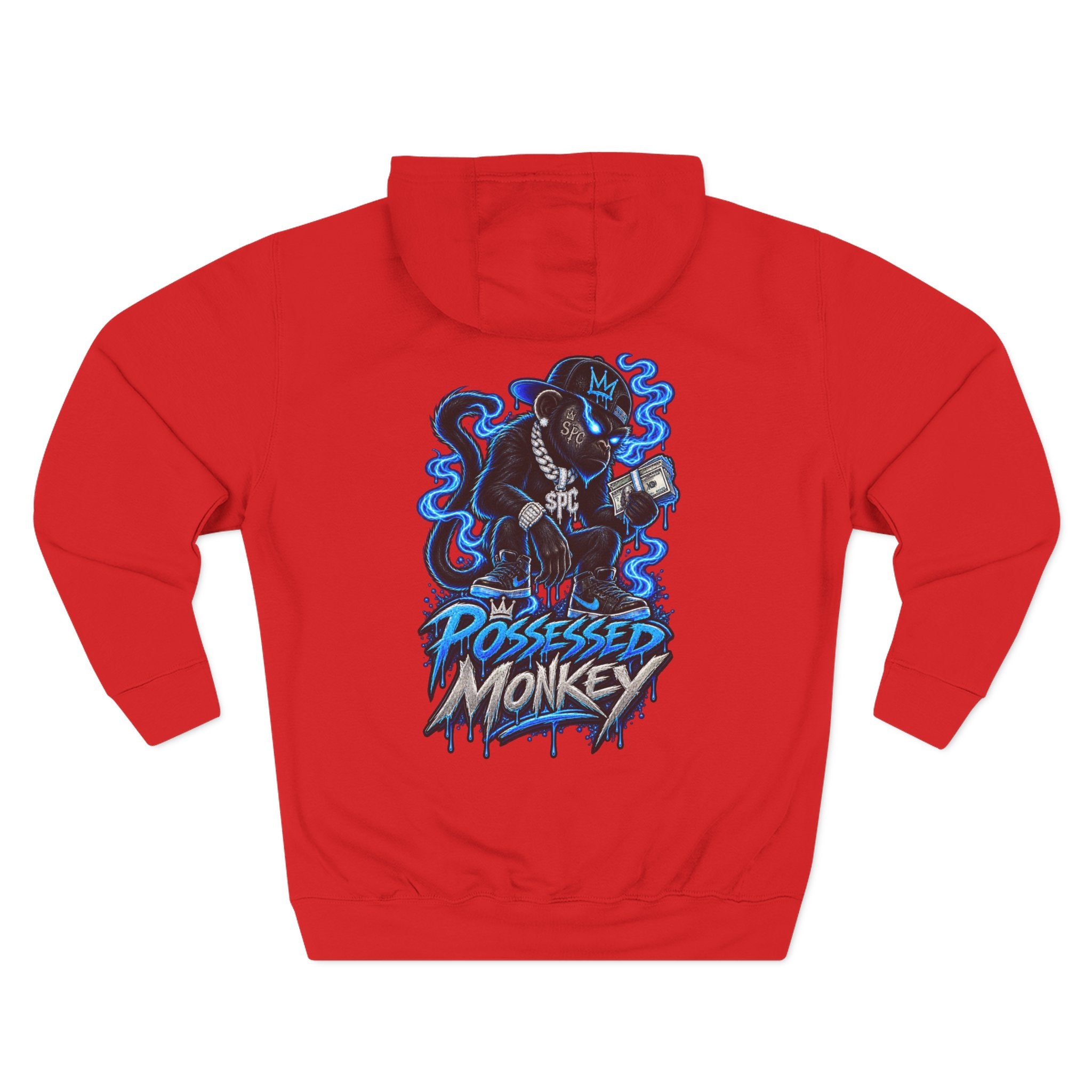 Possessed Monkey Graphic Hoodie