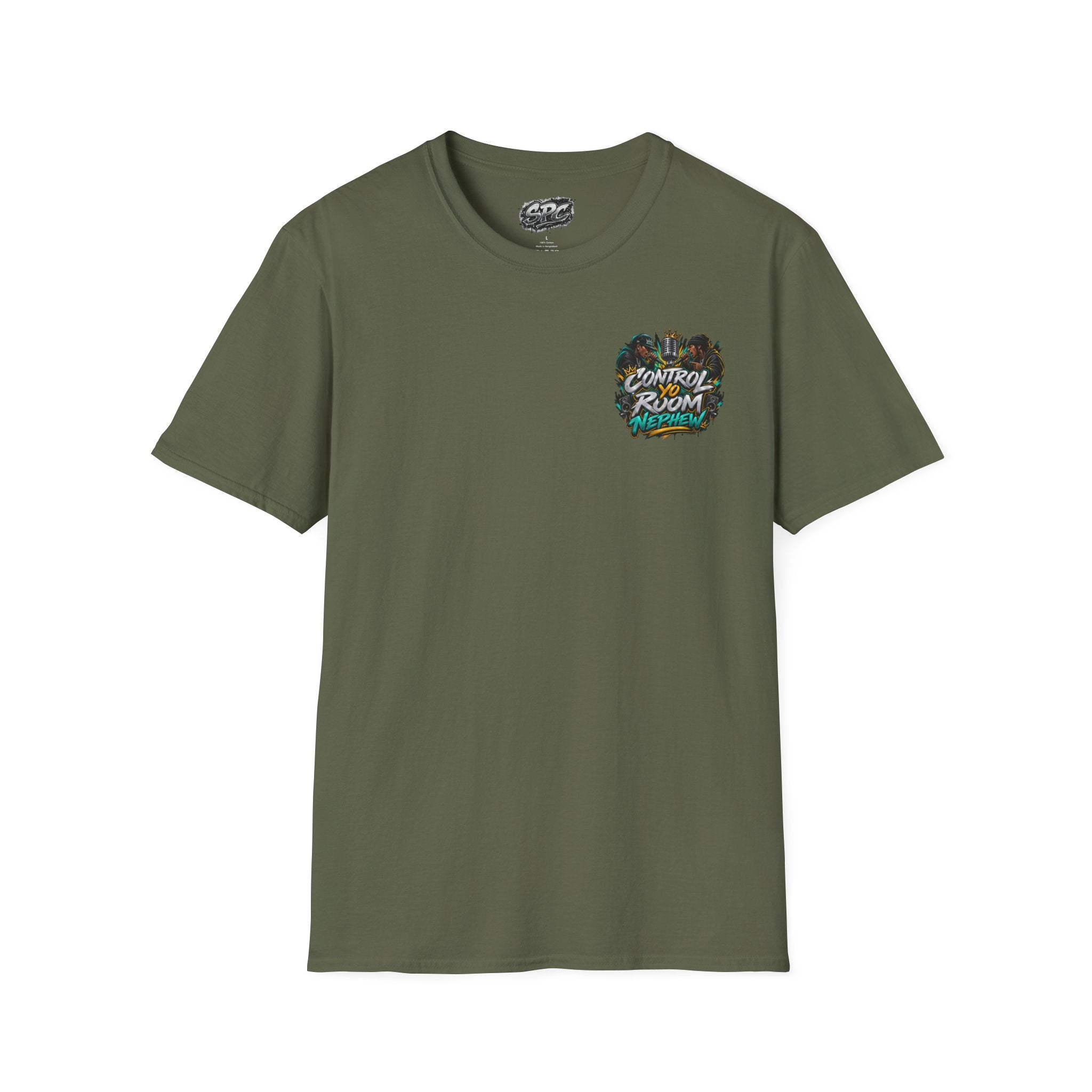 Control the Room Vibes T-Shirt — Graphic Pocket Logo Tee
