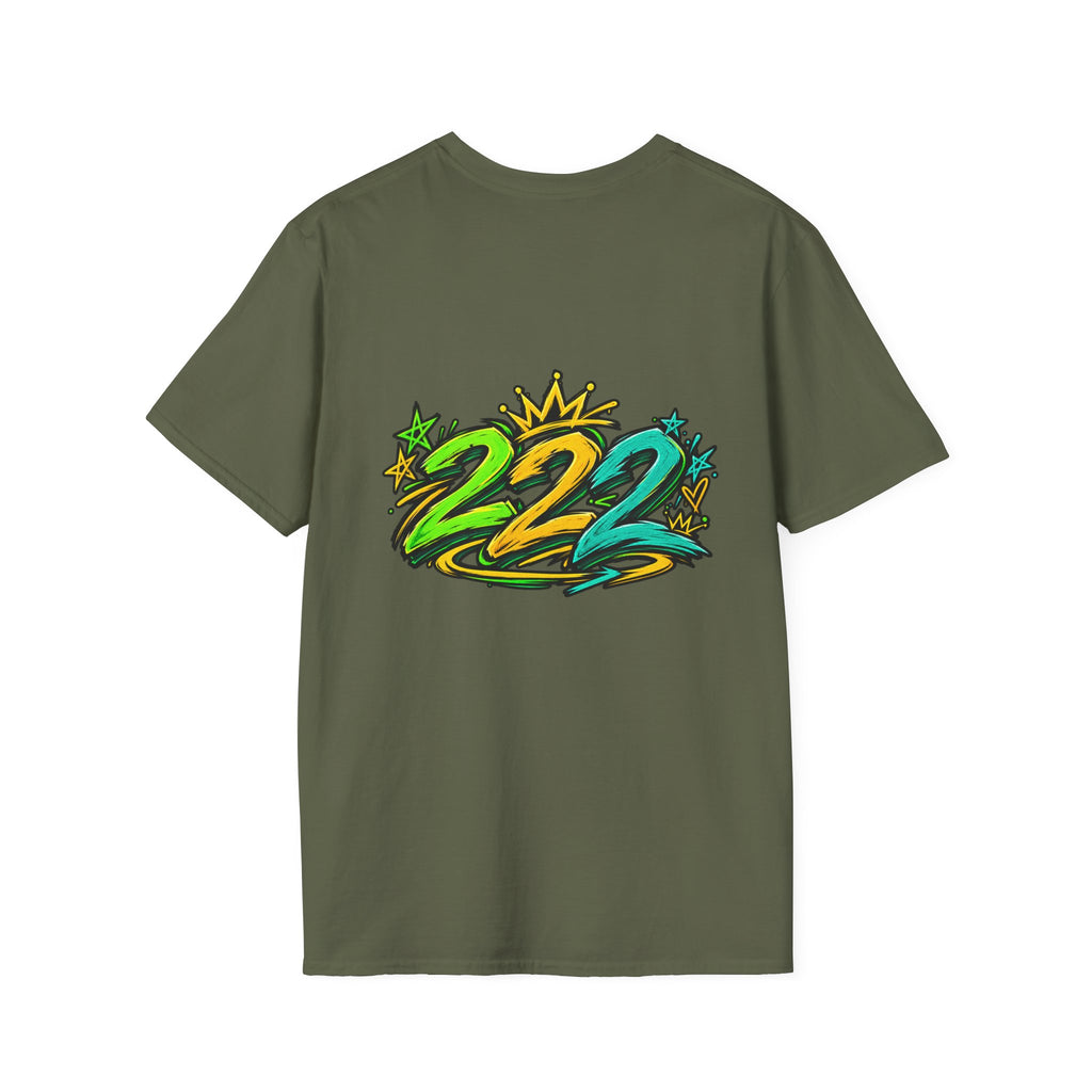T-Shirt — Tropical "22" Chest Logo, Beach Vibes Graduation or 2022 Reunion Tee