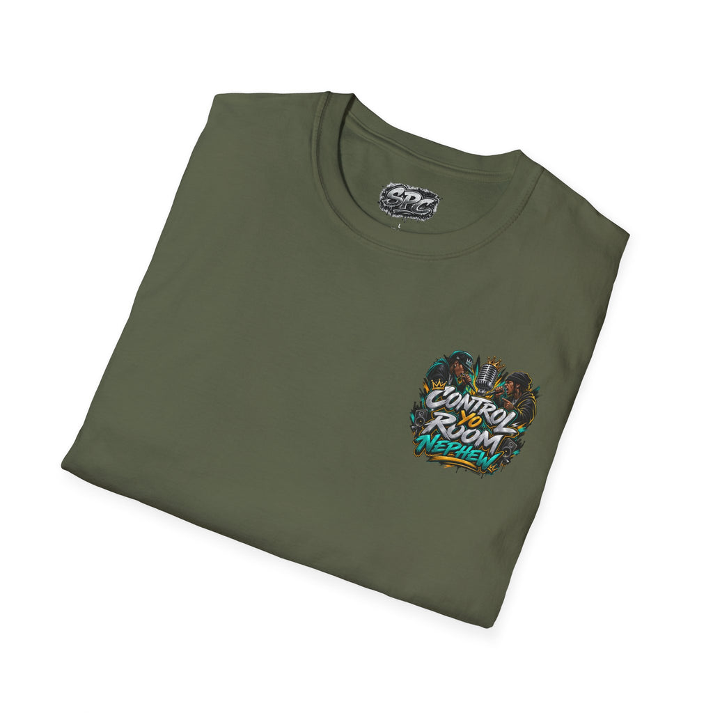 Control the Room Vibes T-Shirt — Graphic Pocket Logo Tee