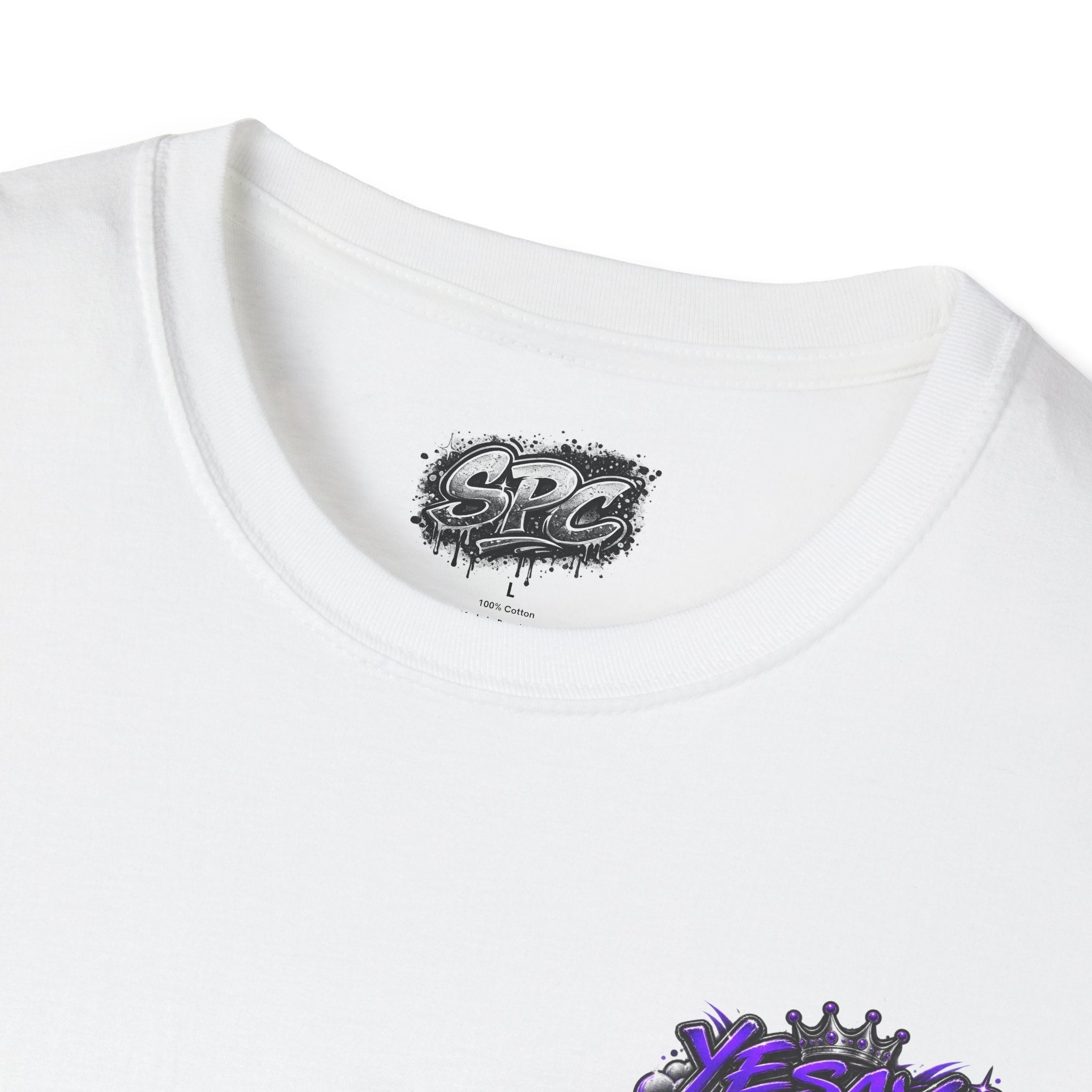 T-Shirt — Gnarled Purple 'LAW' Street Graffiti Logo