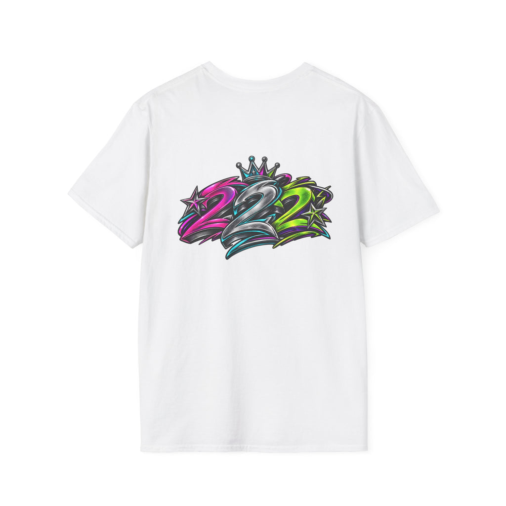 2022 Graffiti Crown T-Shirt — Street Style Retro Logo Tee