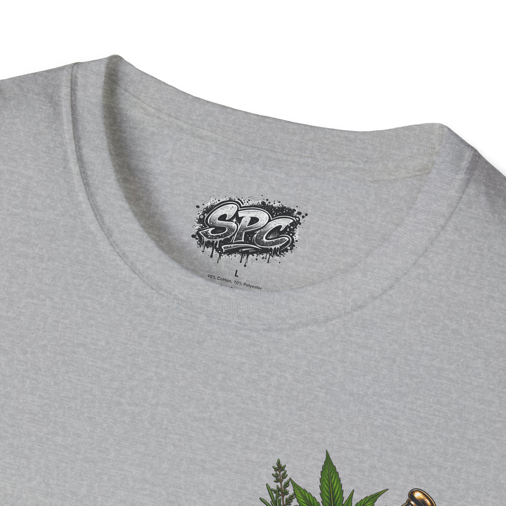 Herbal Apothecary T-Shirt — Mortar & Pestle Plant Pocket Graphic