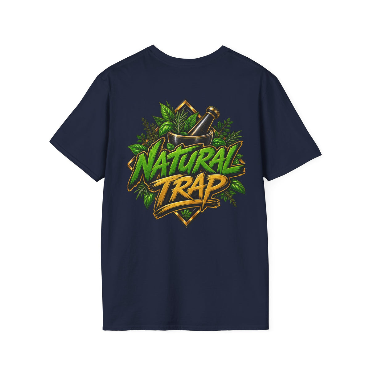 Herbal Apothecary T-Shirt — Mortar & Pestle Plant Pocket Graphic