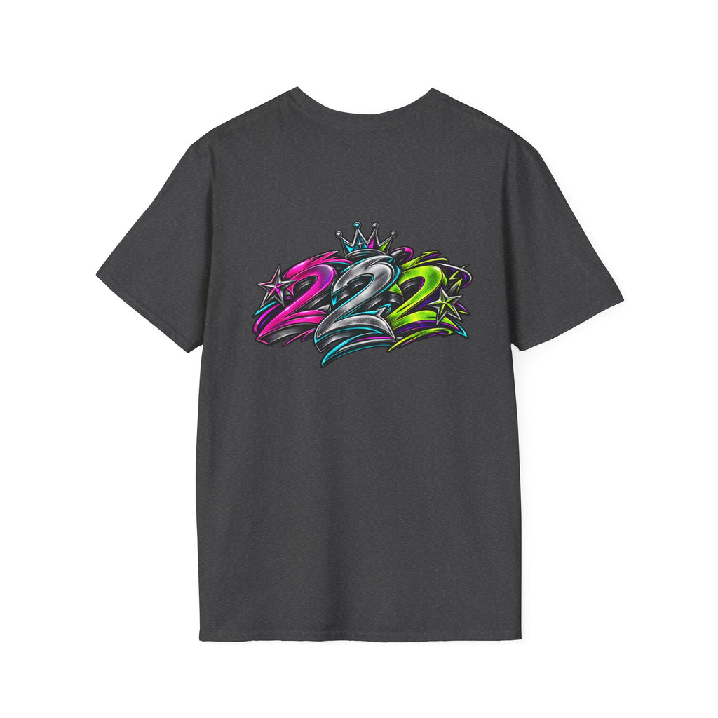 2022 Graffiti Crown T-Shirt — Street Style Retro Logo Tee