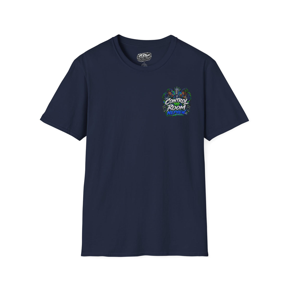 Control Room Vibes T-Shirt — Retro Neon Graphic Tee