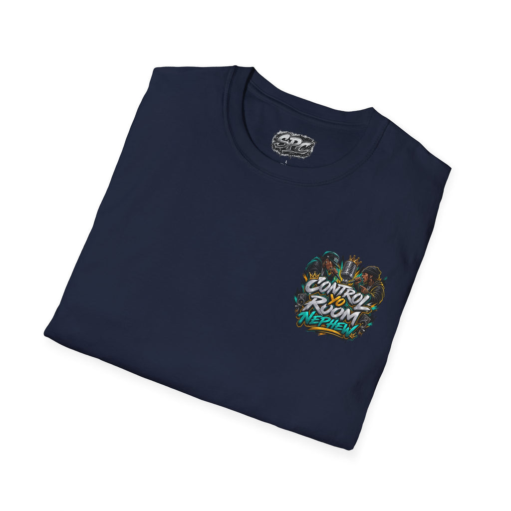 Control the Room Vibes T-Shirt — Graphic Pocket Logo Tee