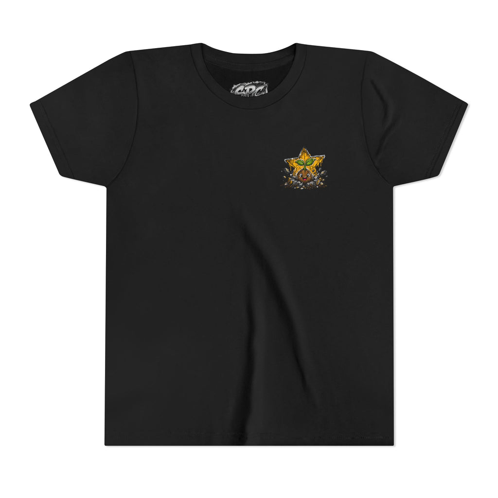 Youth T-Shirt — Star Seedz Colorful Graffiti Logo Tee ("Born to Shine")