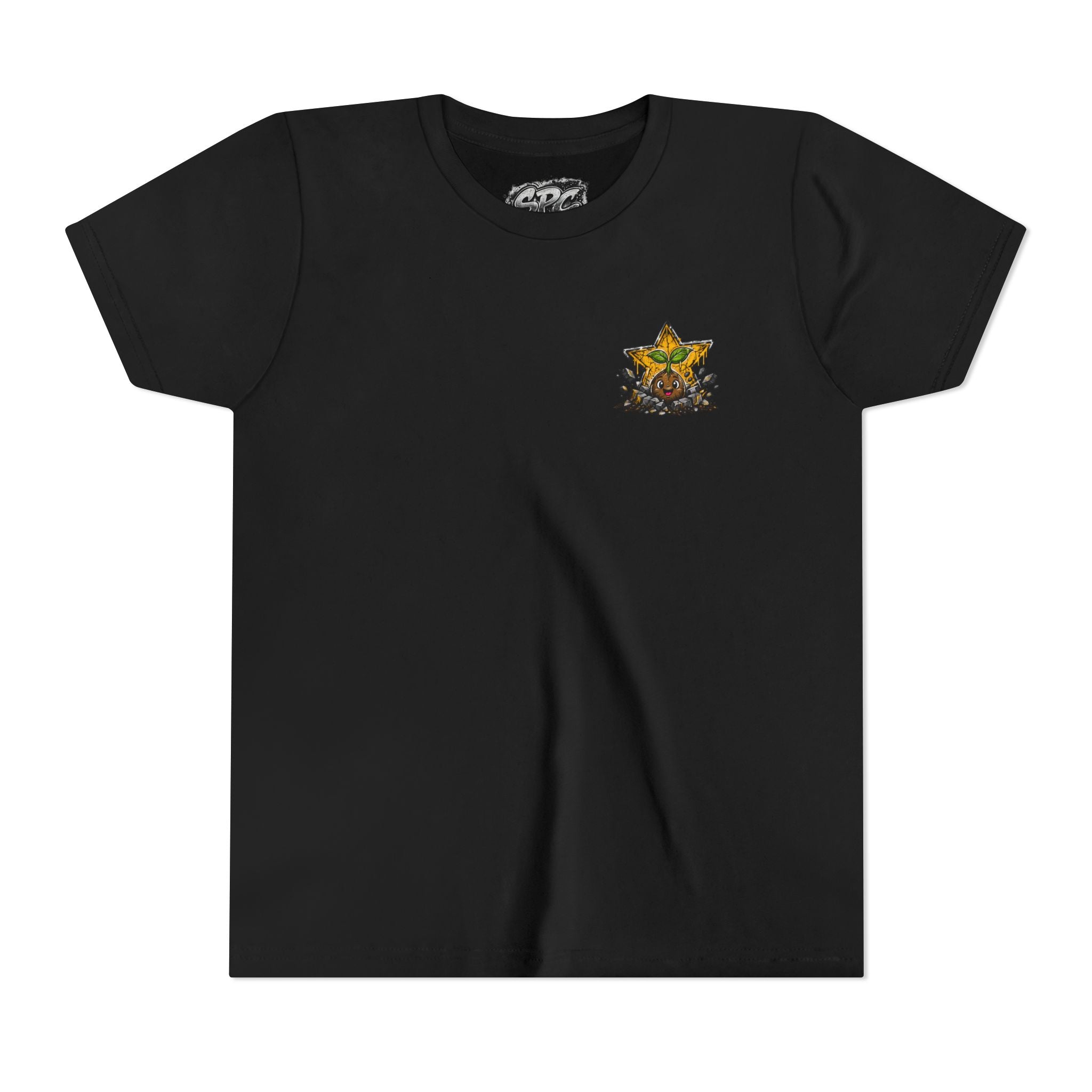 Youth T-Shirt — Star Seedz Colorful Graffiti Logo Tee ("Born to Shine")