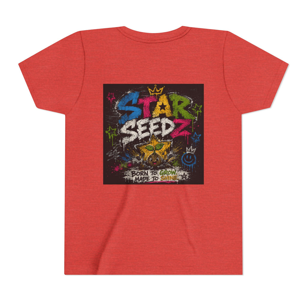 Youth T-Shirt — Star Seedz Colorful Graffiti Logo Tee ("Born to Shine")