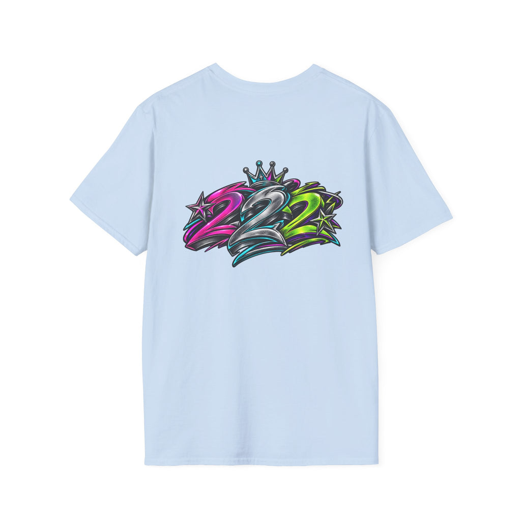 2022 Graffiti Crown T-Shirt — Street Style Retro Logo Tee