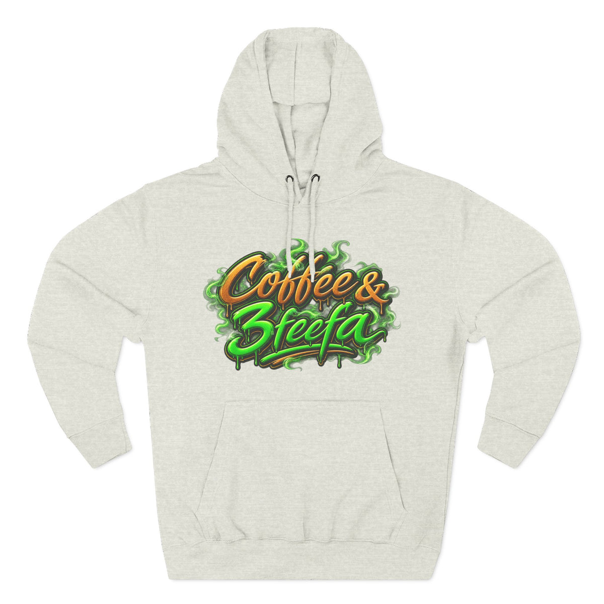Coffee & Steefa Hoodie — Cannabis Coffee Graphic Pullover