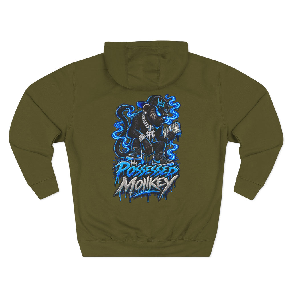 Possessed Monkey Graphic Hoodie