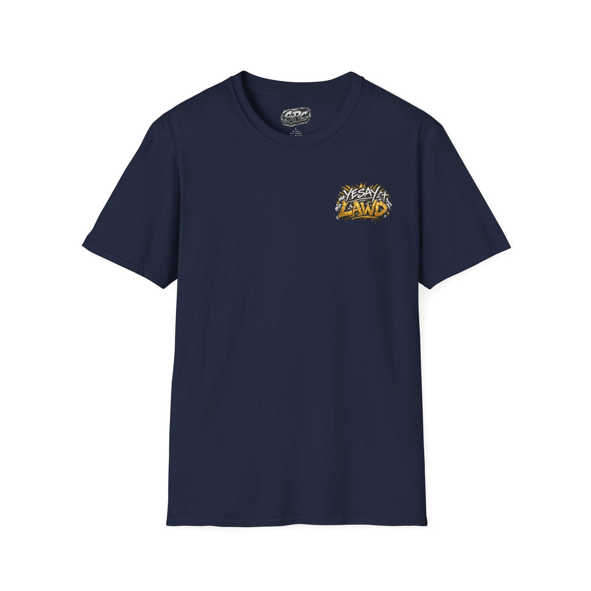 Skateboard Graffiti Chest Logo T-Shirt