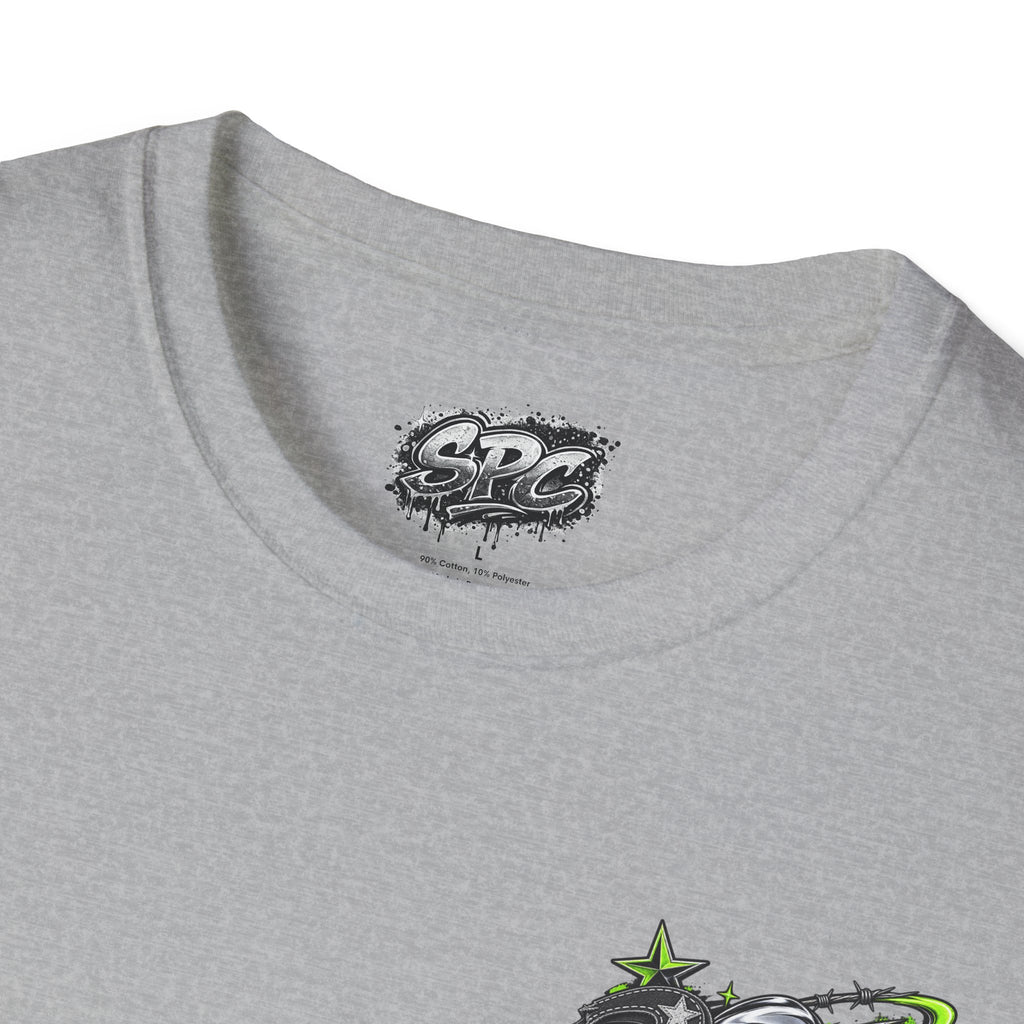Racing Graphic T‑Shirt — Green Drift Emblem