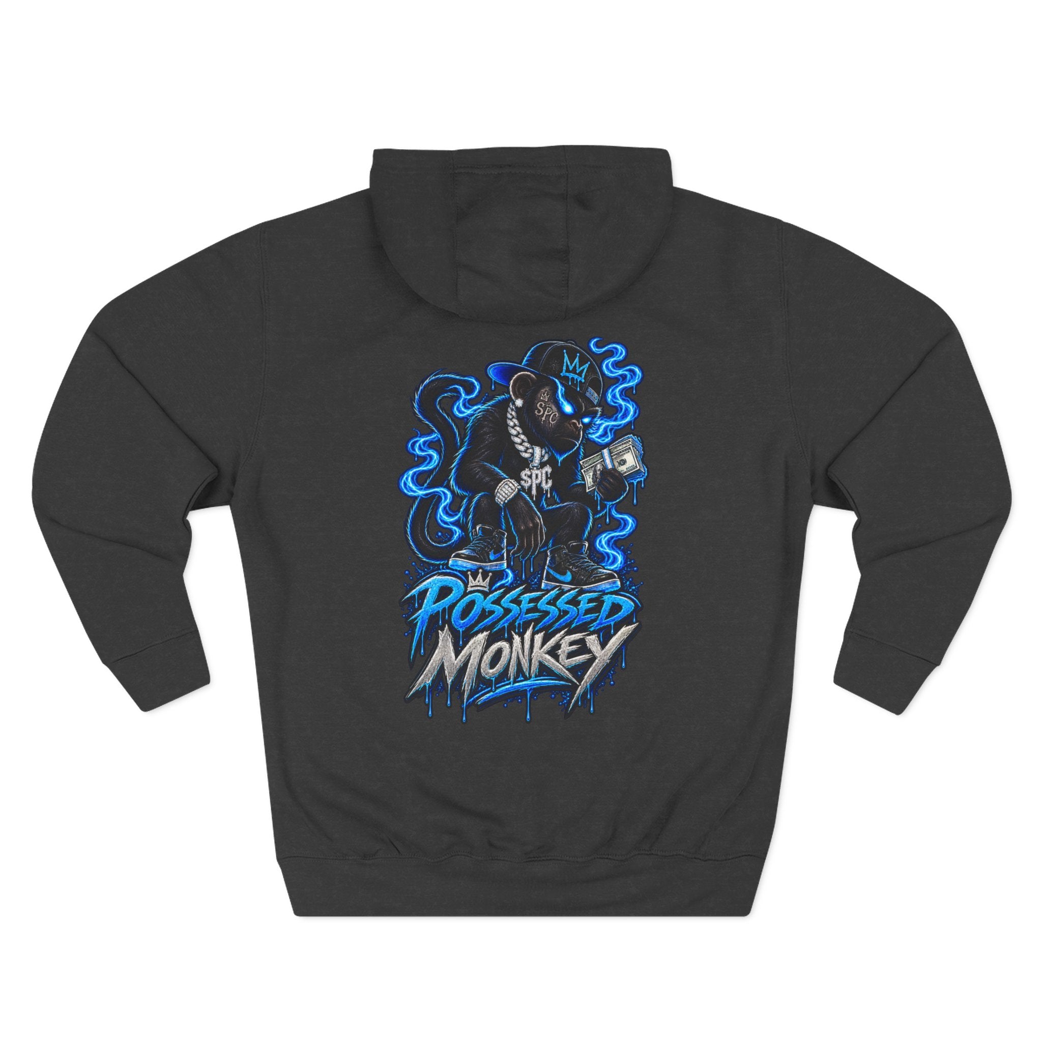 Possessed Monkey Graphic Hoodie